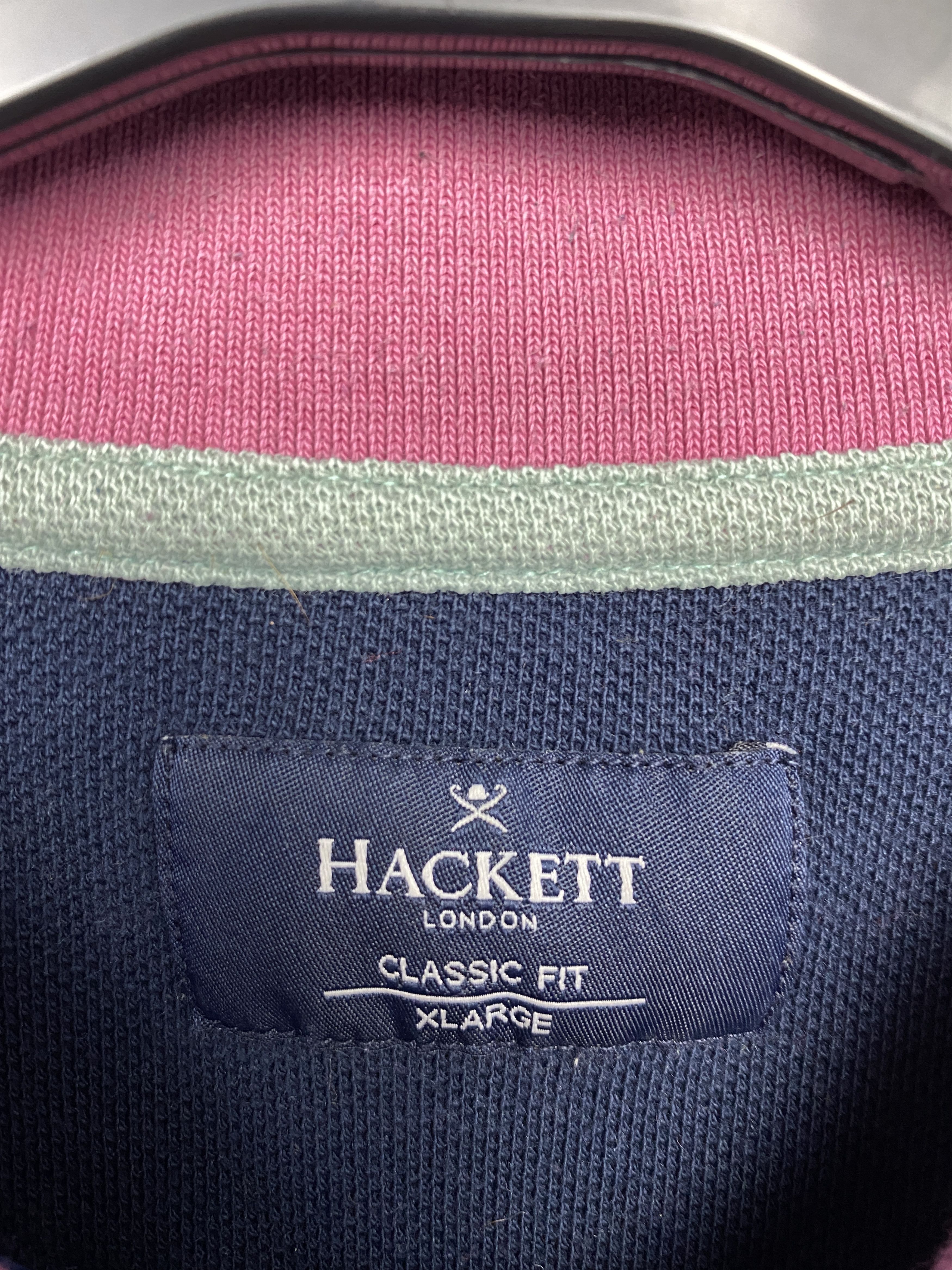 Hackett × Vintage Hackett Vintage Mens Polo Shirt Size US XL / EU 56 / 4 - 4 Thumbnail