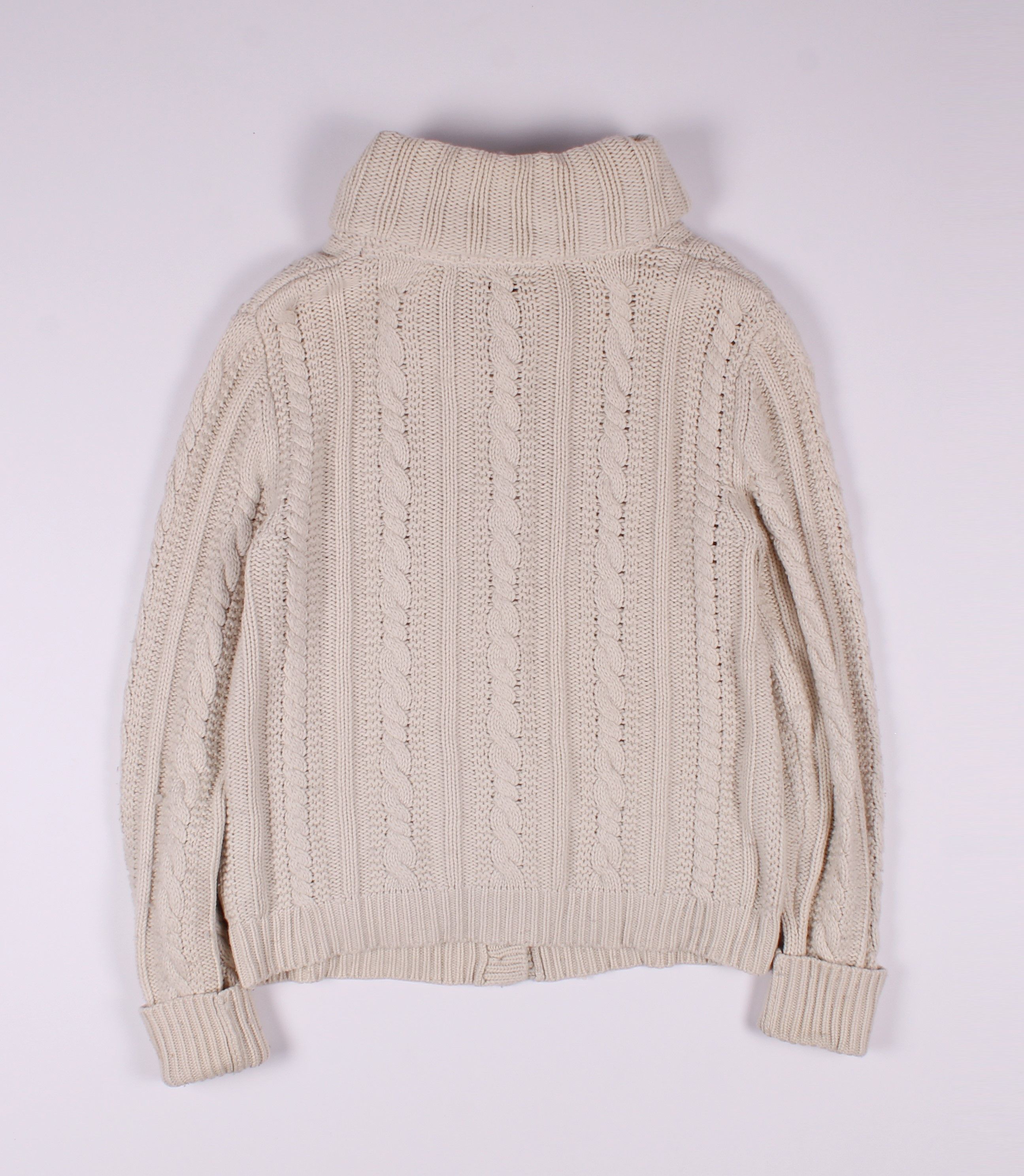 Burberry Burberry Wool Cashmere Cable Knit Cardigan Size M / US 6-8 / IT 42-44 - 8 Thumbnail