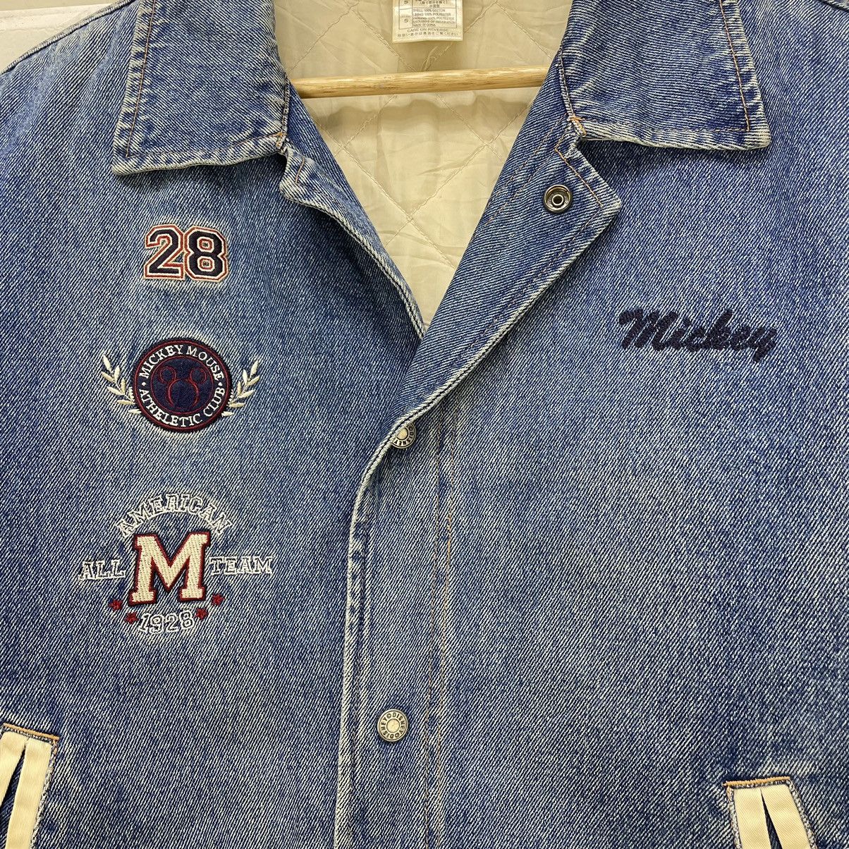 Disney × Mickey Mouse × Vintage Vintage Denim Jacket Mickey Mouse Embroidered Logo Size US M / EU 48-50 / 2 - 6 Thumbnail
