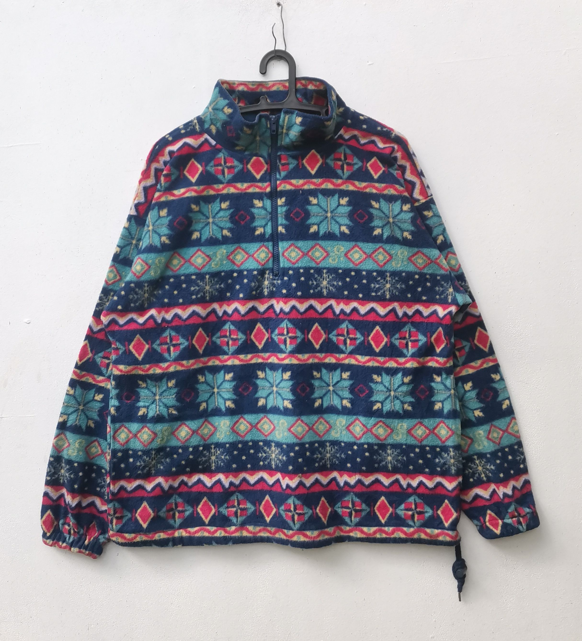Designer × Vintage Rare Phantom Wrap by UNION MADE fleece jacket Size US XL / EU 56 / 4 - 1 Thumbnail