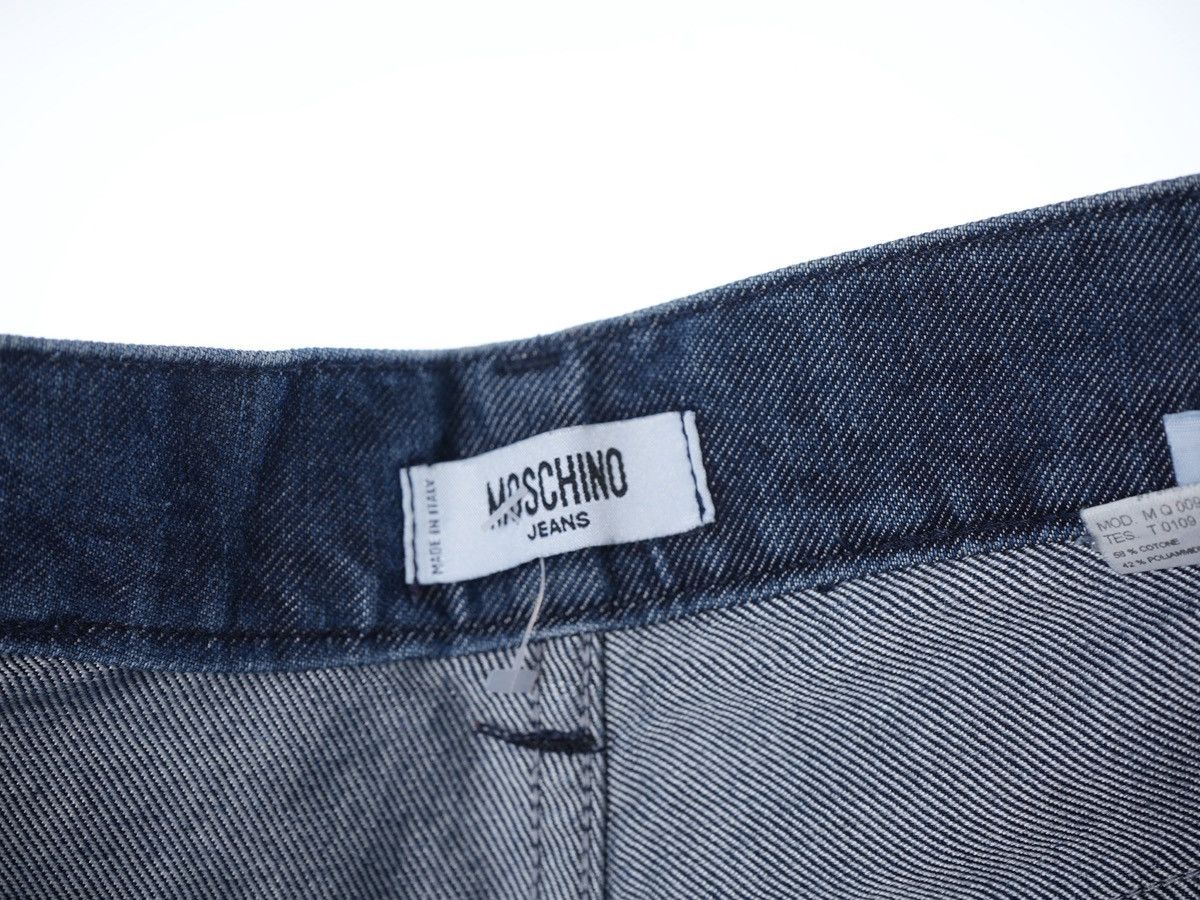 Moschino Love Moschino Distressed Denim Jeans Washed Blue Size US 34 / EU 50 - 4 Thumbnail