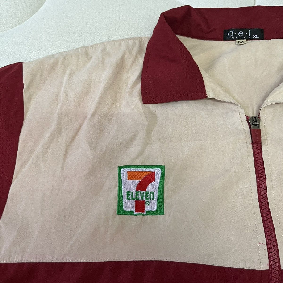 Japanese Brand Rare Vintage 7 Eleven Japan Staff/Crew Workwear Shirt Size US L / EU 52-54 / 3 - 6 Thumbnail