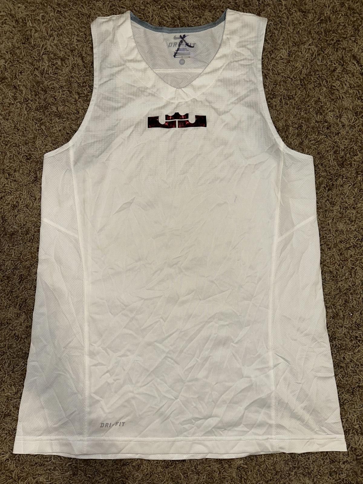 Nike Nike Lebron Helix Hyperelite White Tank Size US M / EU 48-50 / 2 - 1 Thumbnail