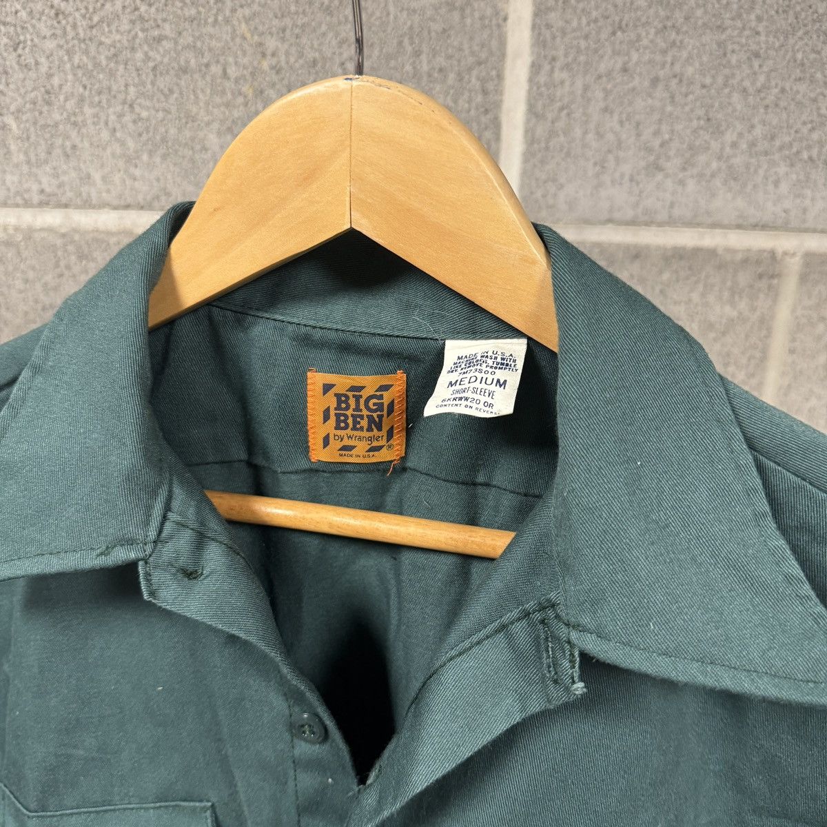 Vintage Big Ben Garage Grey Mechanic Work Shirt ERD Grunge Chrome Size US XL / EU 56 / 4 - 3 Thumbnail
