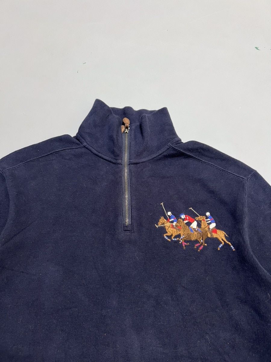 Polo Ralph Lauren Vintage polo Ralph Lauren quarter zip knit sweater Size US XXS / EU 40 - 3 Thumbnail