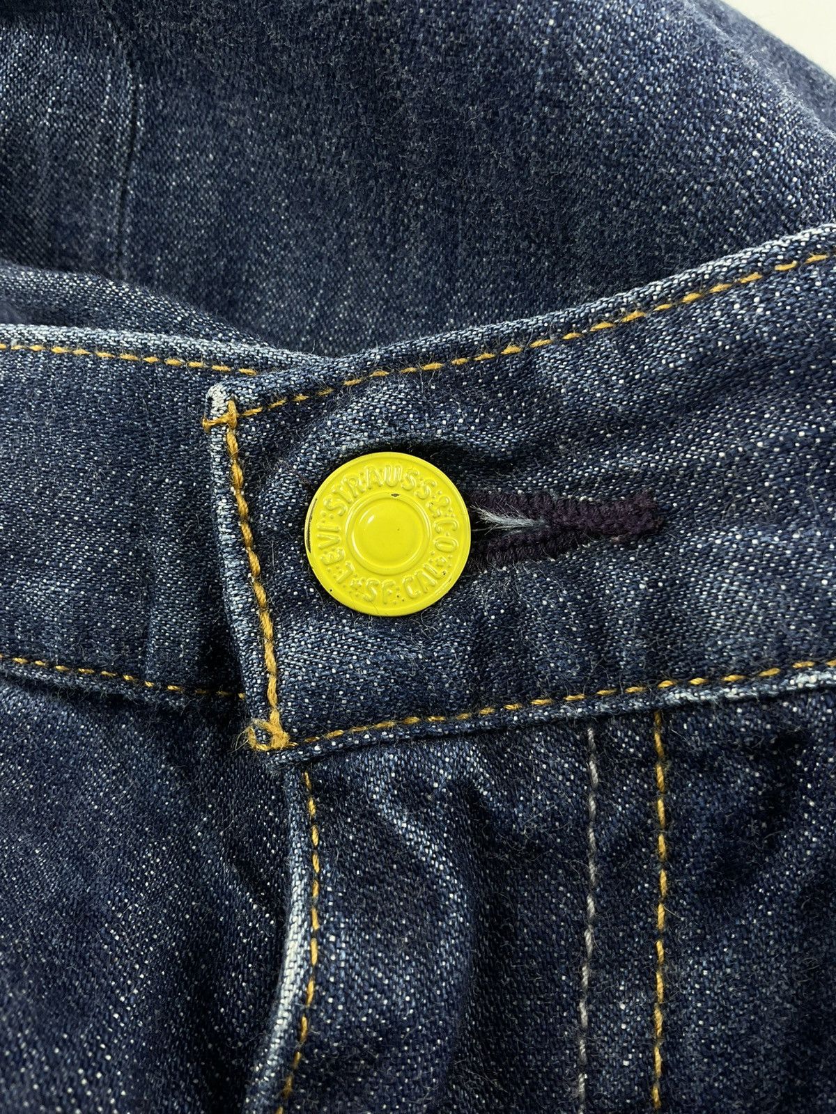 Fragment Design × Levi's Levis Fenom S/S'09 Yellow FLash Denim Size US 36 / EU 52 - 11 Thumbnail