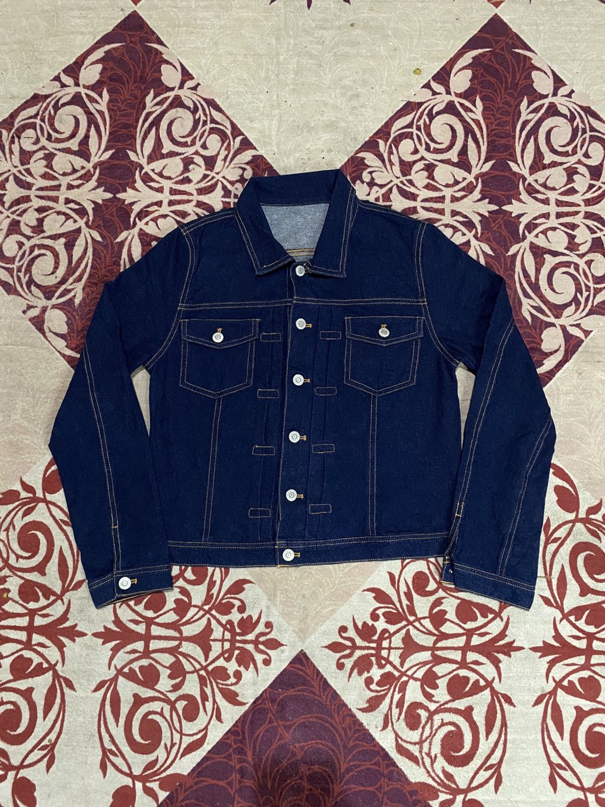 If Six Was Nine Badds Two Indigo Denim Jacket Type II Size US S / EU 44-46 / 1 - 1 Thumbnail