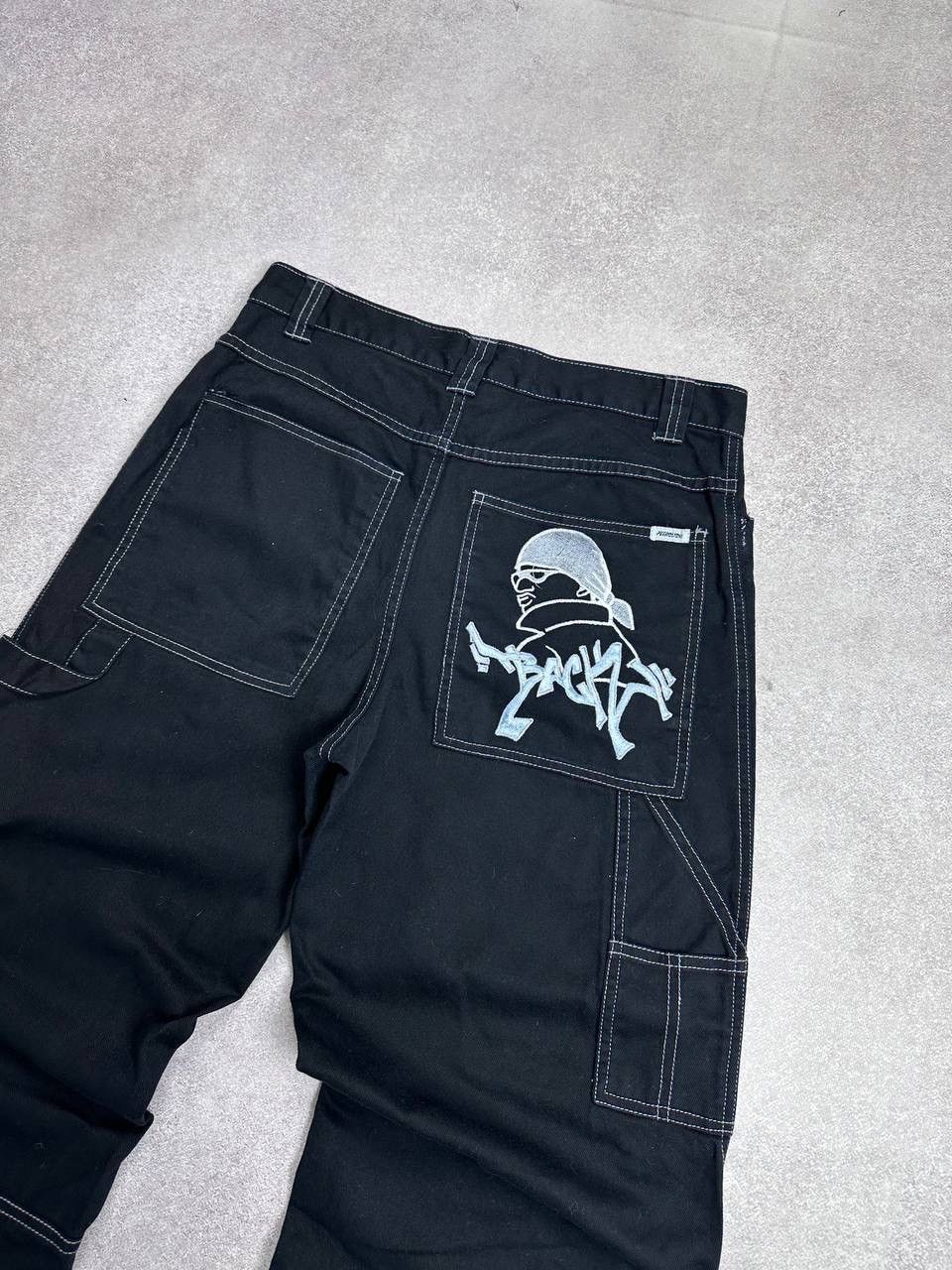 JNCO Vintage 90s Fubu Jnco Style Rap Y2K Jeans 34 Size US 34 / EU 50 - 3 Thumbnail