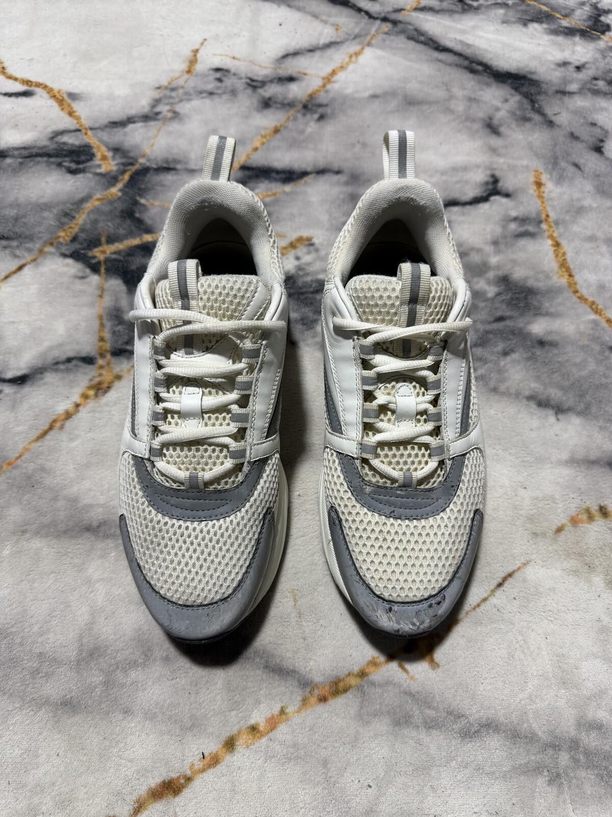 Dior Dior B22 Triple White Silver - Sz 7US (8.5W) Size US 7 / EU 40 - 2 Thumbnail
