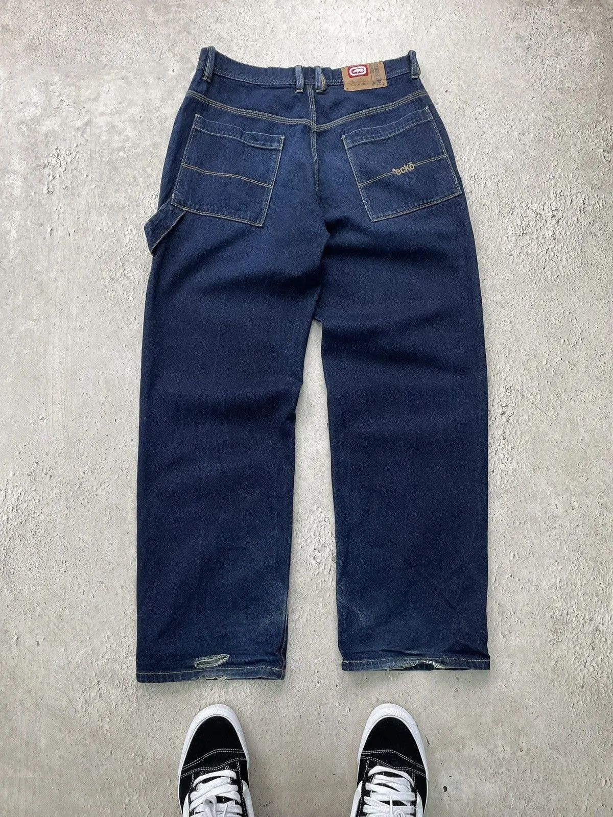 Ecko Unltd. Wide leg baggy cargo skater Ecko UNLTD jeans pants Size US 32 / EU 48 - 1 Thumbnail