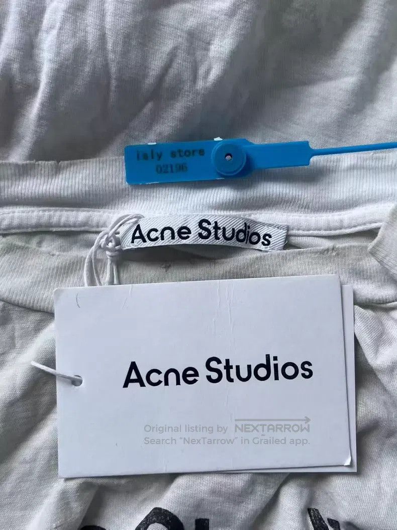 Acne Studios Acne Studios 1996 Series Letter Logo Distressed Print Crew Size US M / EU 48-50 / 2 - 5 Thumbnail