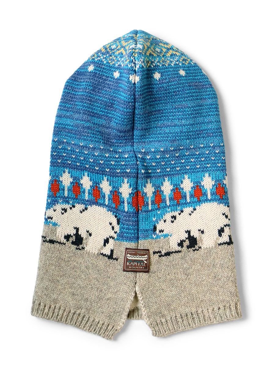 Kapital kapital 5G Wool Polar Bear Balaclava beanie Size ONE SIZE - 2 Thumbnail