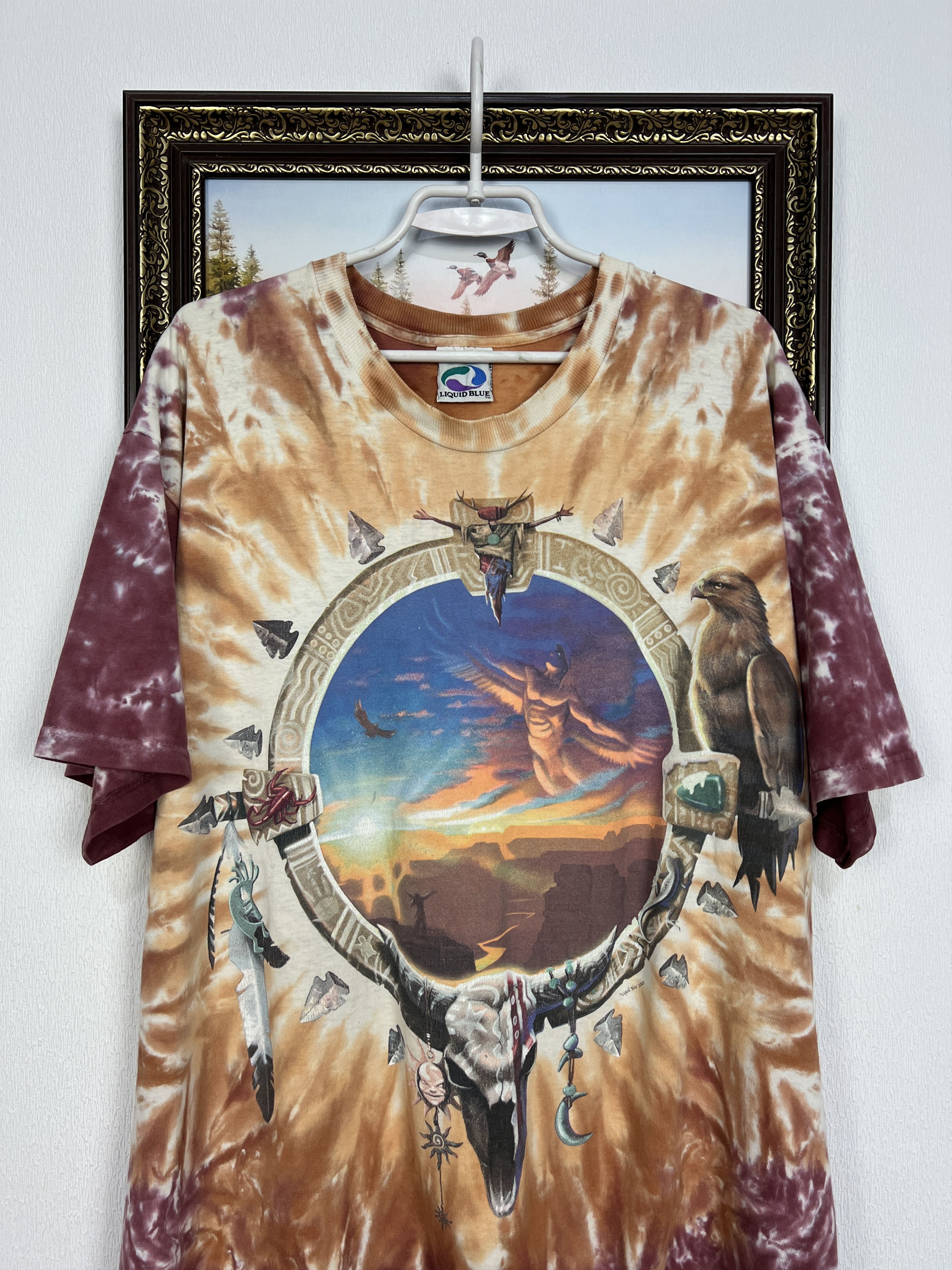 Liquid Blue Vintage Liquid Blue Native American Indian Canyon Shirt Tee Size US M / EU 48-50 / 2 - 2 Thumbnail