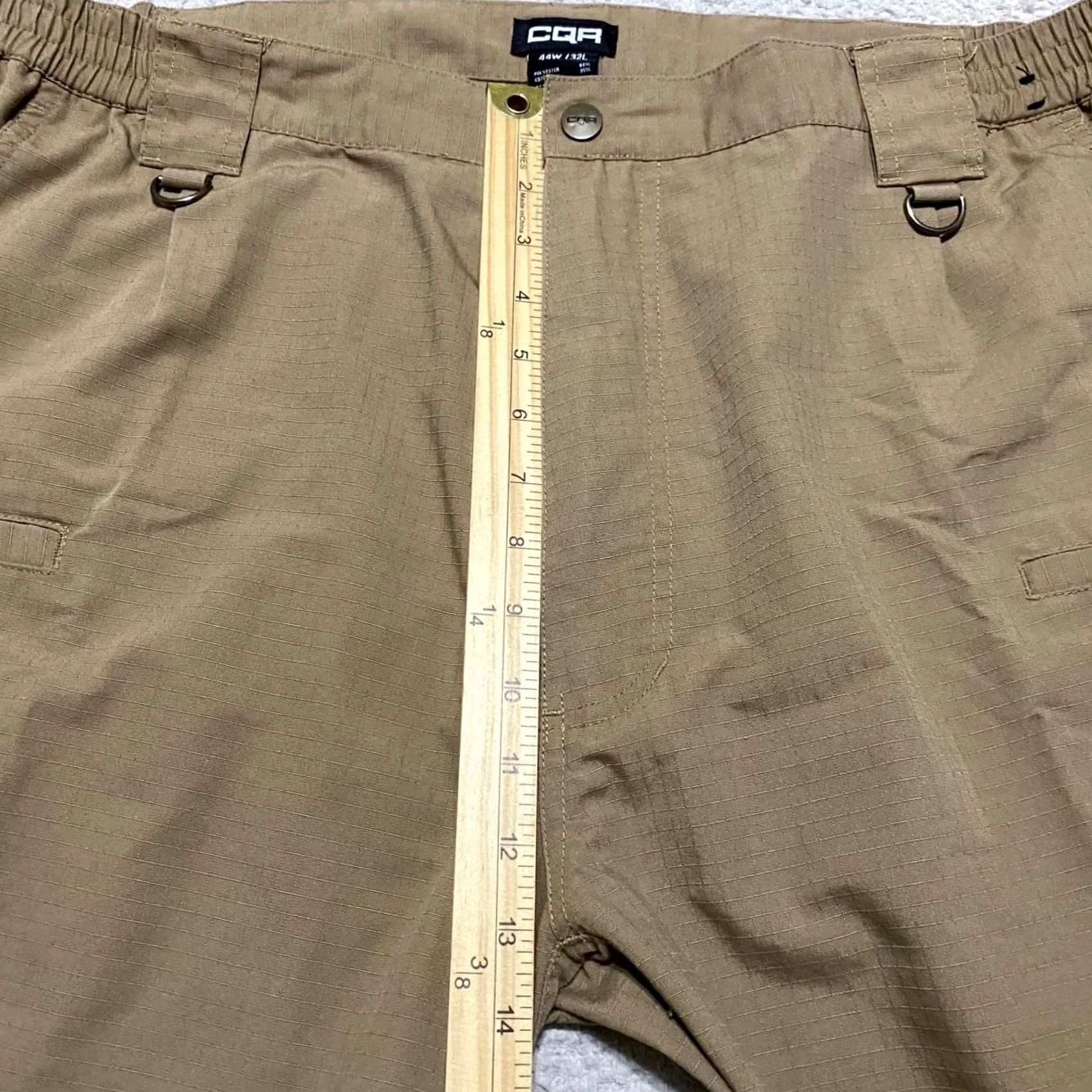 Vintage CQR Beige Cargo Pants Mens 44x32 Straight Regular Pockets Dep Casual Workwear Shirt? Size US 44 / EU 60 - 7 Thumbnail