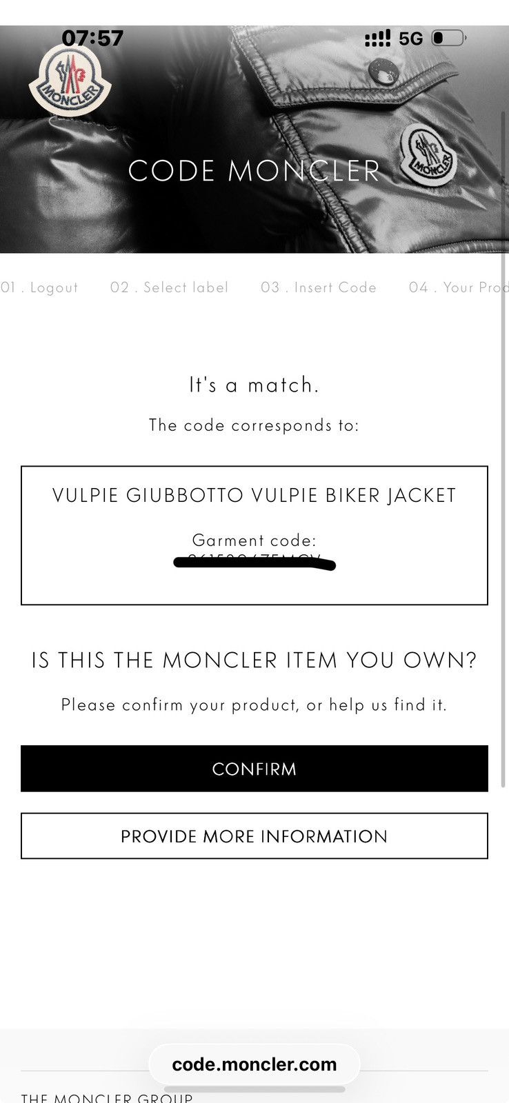 Moncler Moncler Vulpie Size US S / EU 44-46 / 1 - 9 Thumbnail
