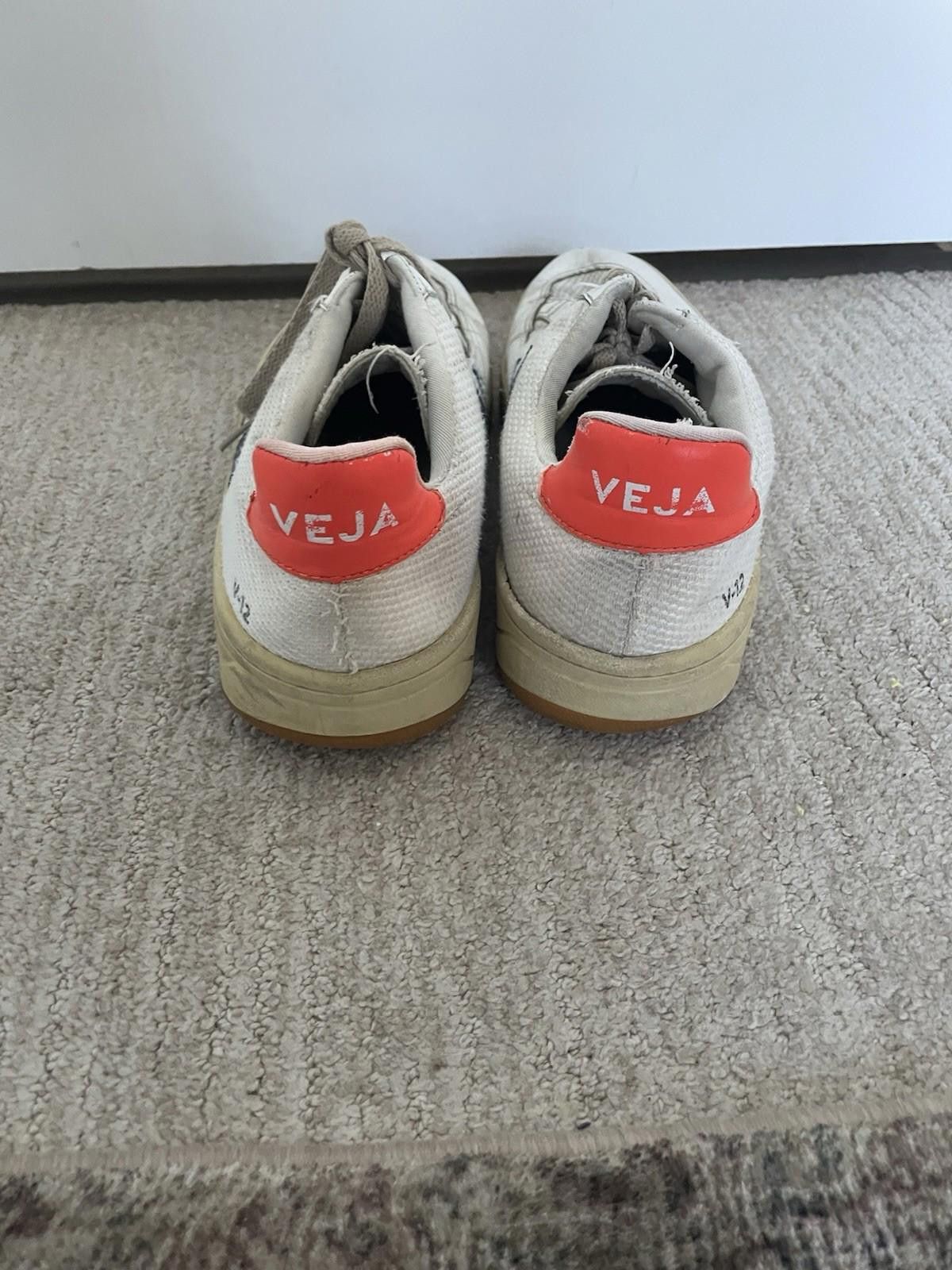Veja Veja Men V-12 White Orange Blue Gum Sneaker Size 11 Size US 11 / EU 44 - 5 Thumbnail
