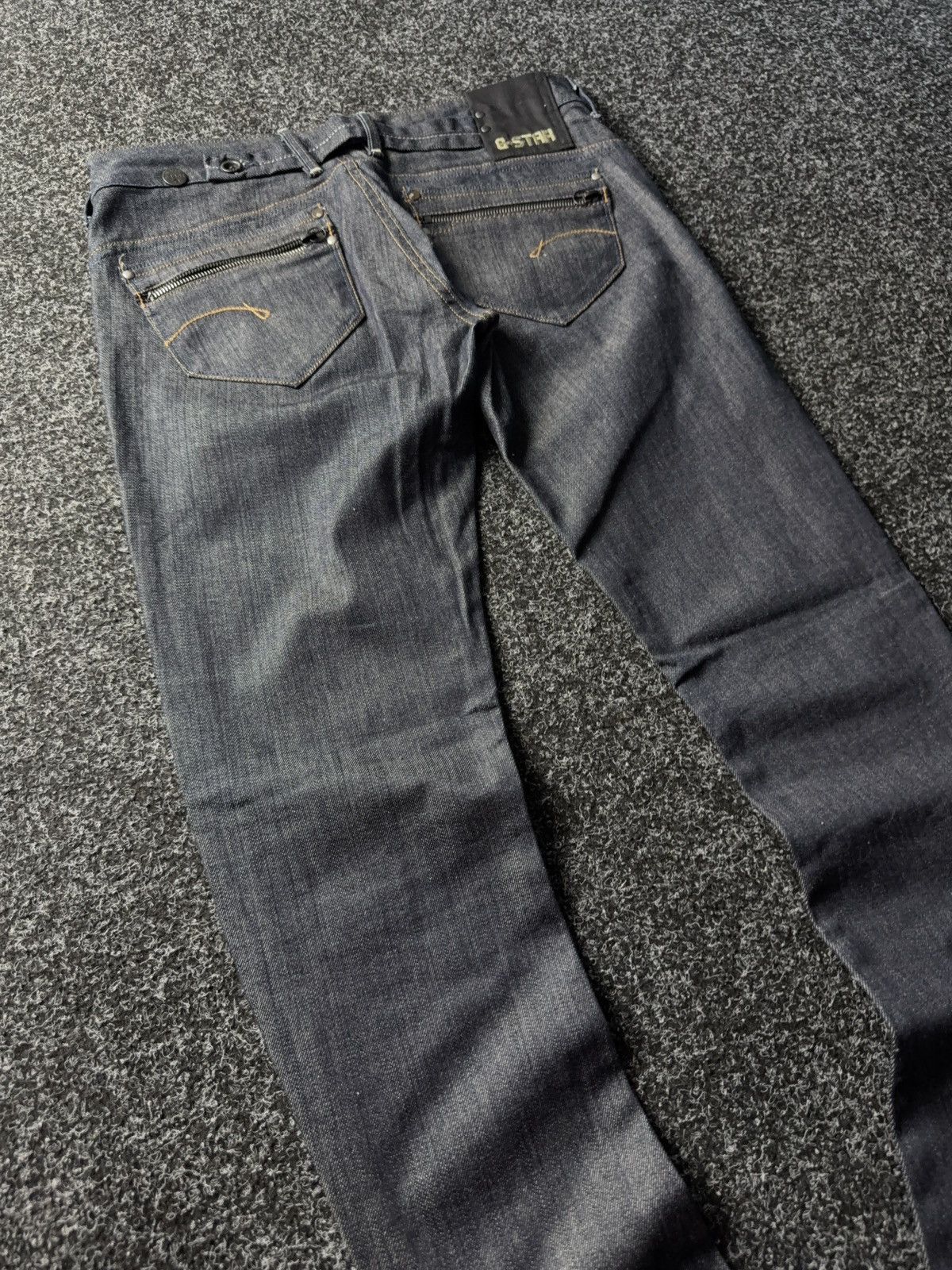 G-Star G-Star Raw Slim Fit Dark Wash Jeans Y2K Techwear Style Size 30" / US 8 / IT 44 - 13 Thumbnail