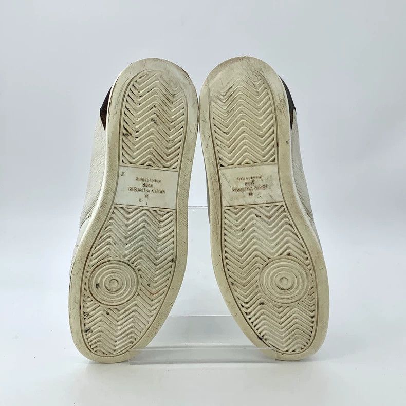 Louis Vuitton Louis Vuitton White logo old flower lace-up casual sports Size US 10.5 / EU 43-44 - 5 Thumbnail