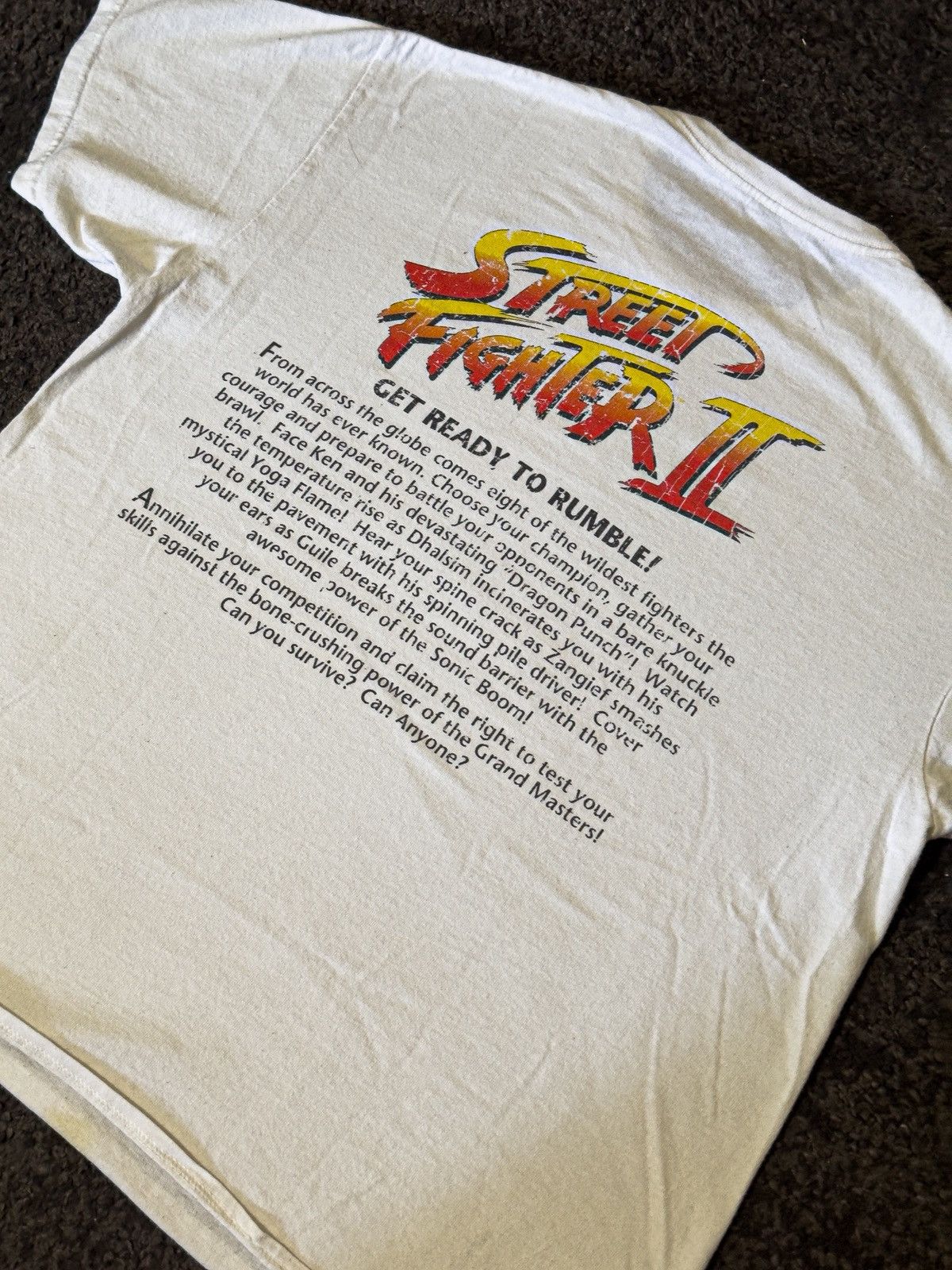 Street Fighter 1991 Street Fighter II Double Sided T-shirt Size US L / EU 52-54 / 3 - 4 Thumbnail