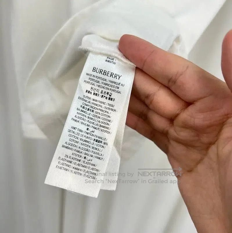 Burberry Burberry Embroidered Logo Short Sleeve T. Size US S / EU 44-46 / 1 - 7 Thumbnail