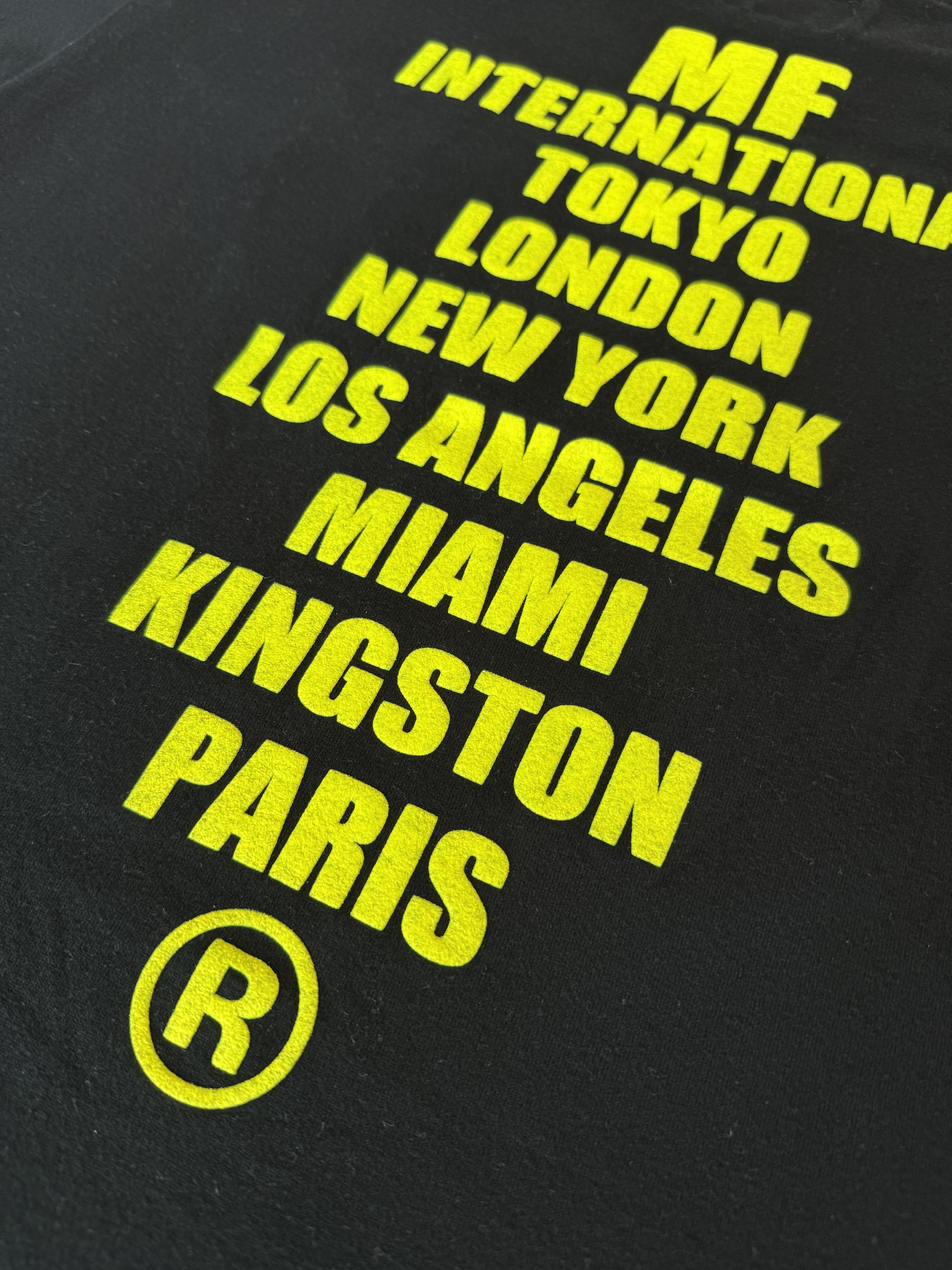 Japanese Brand MAJOR FORCE LOGO T-SHIRT MF INTERNATIONAL BLACK YELLOW MED Size US M / EU 48-50 / 2 - 7 Thumbnail