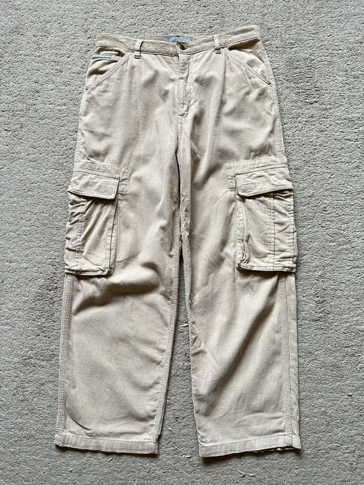 Quiksilver 1990s Quiksilver Corduroy Baggy Cargo Pant Size US 32 / EU 48 - 1 Thumbnail