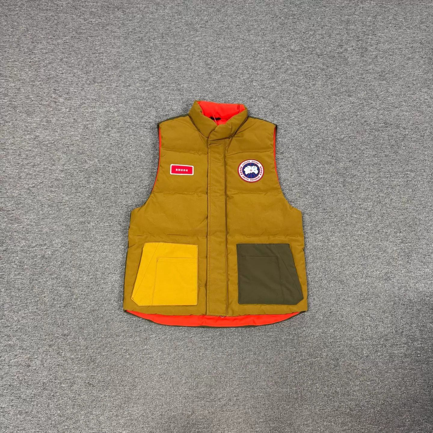 Rhude Canada Goose x RHUDE x NBA colorblock down vest S/XS 99new Size US XS / EU 42 / 0 - 1 Thumbnail