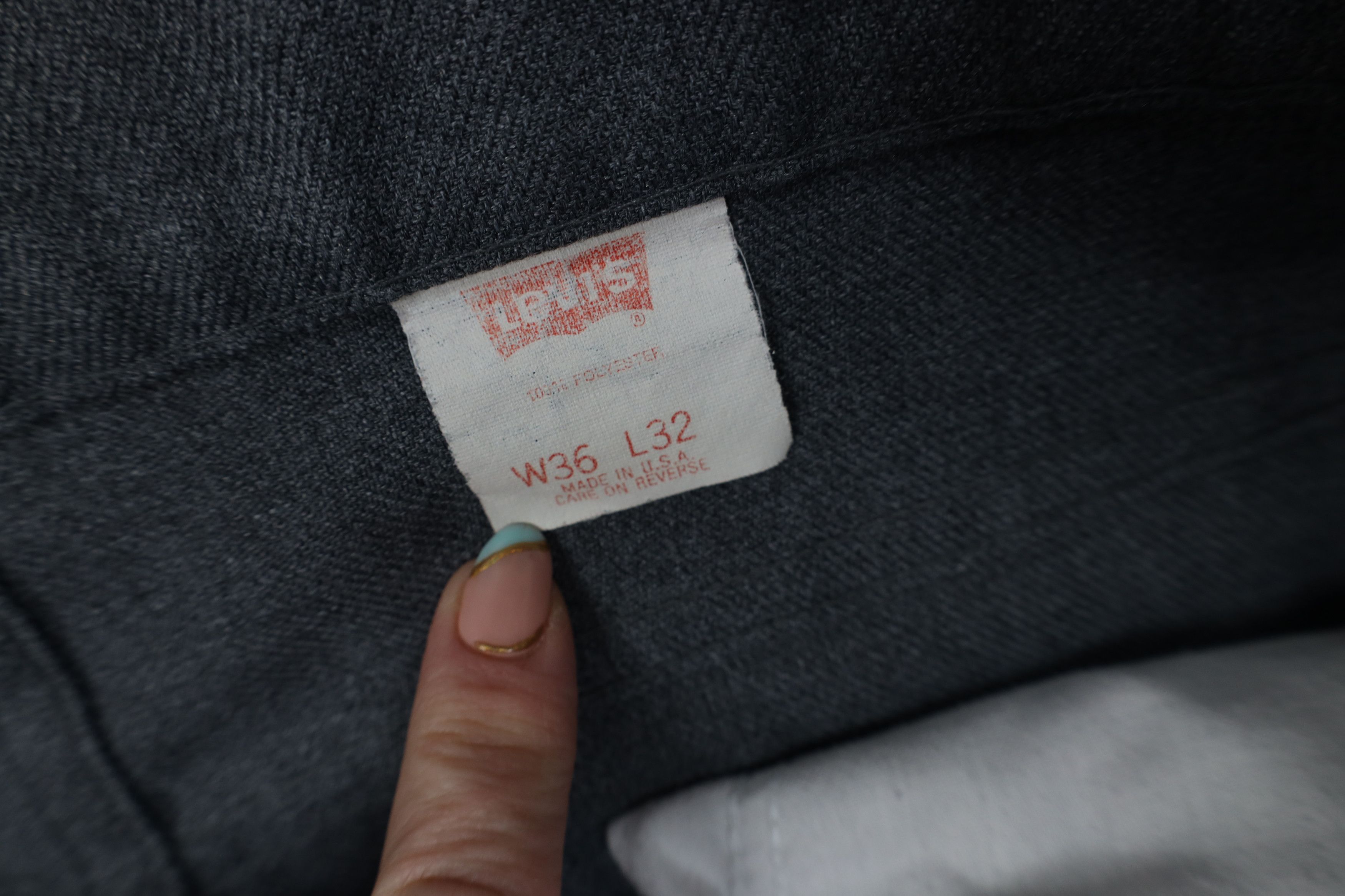 Levi's Vintage 90s Levis 517 Knit Flared Wide Leg Pants Gray USA Size US 36 / EU 52 - 8 Thumbnail