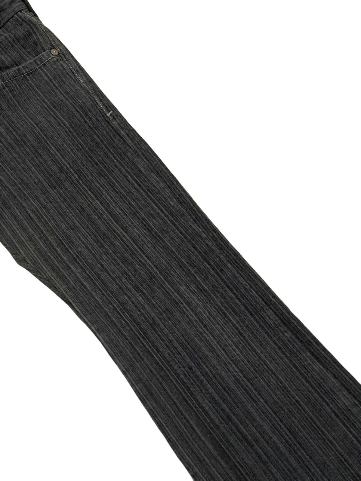 Japanese Brand Flare Jeans Blue Way Japan Pinstriped Boot Cut 8🟦7 Size US 30 / EU 46 - 7 Thumbnail