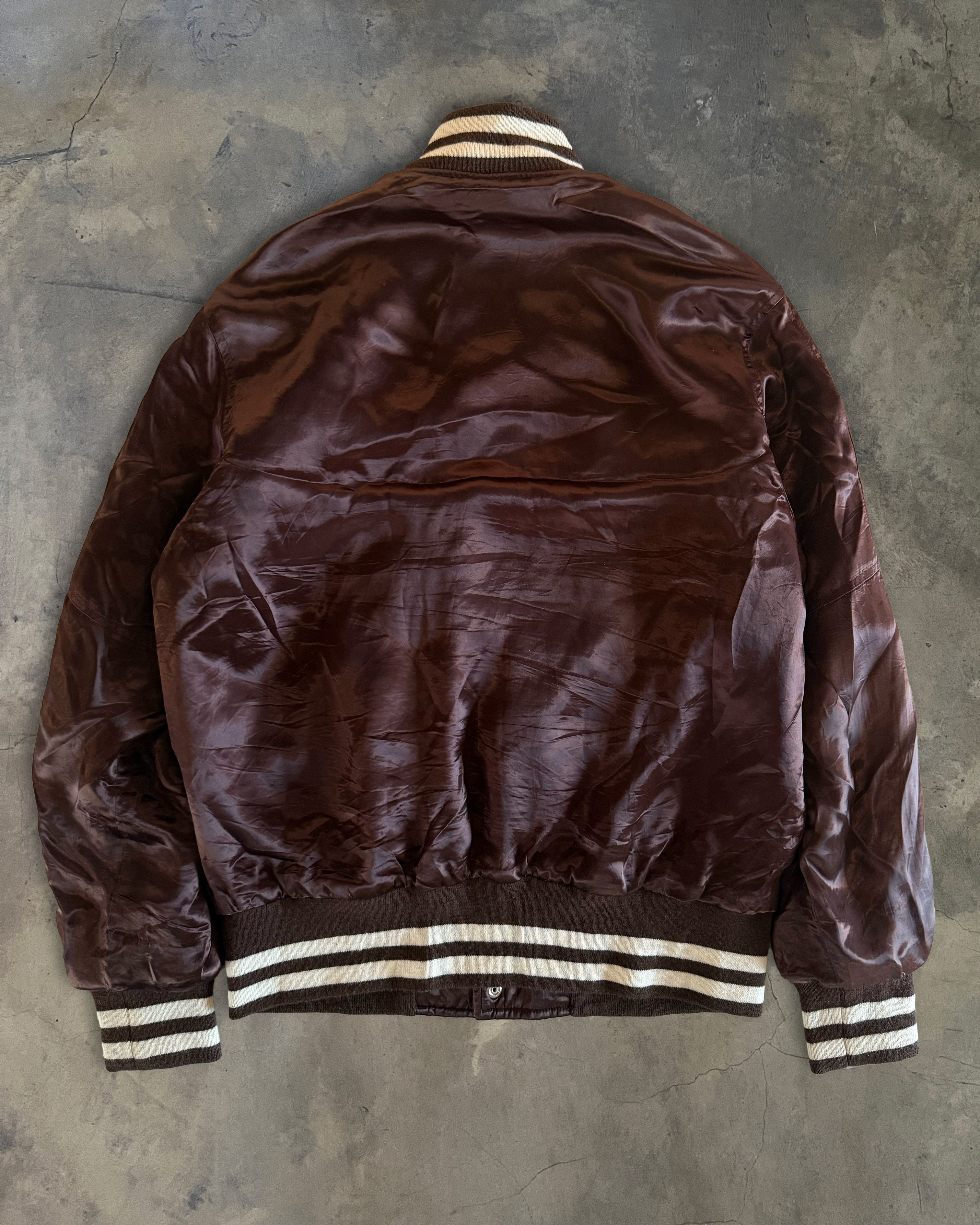 General Research GENERAL RESEARCH FW2001 RAYON SATIN BASEBALL JACKET Size US M / EU 48-50 / 2 - 4 Thumbnail