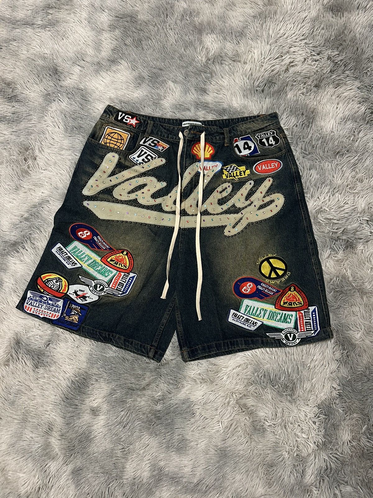 Vale Vale Forever 1980s Jorts Black | Grailed