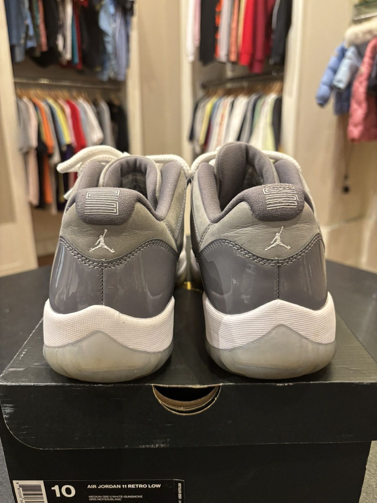 Jordan Brand Jordan 11 Retro Low ‘Cool Grey’ Size US 10 / EU 43 - 3 Thumbnail