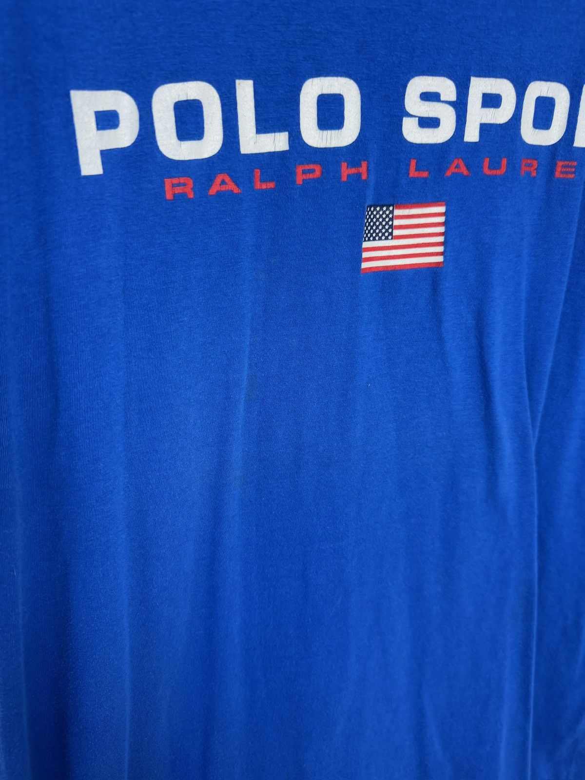 Polo Ralph Lauren × Ralph Lauren Polo Sport Ralph Lauren Big Logo T-Shirt Size US XXL / EU 58 / 5 - 3 Thumbnail