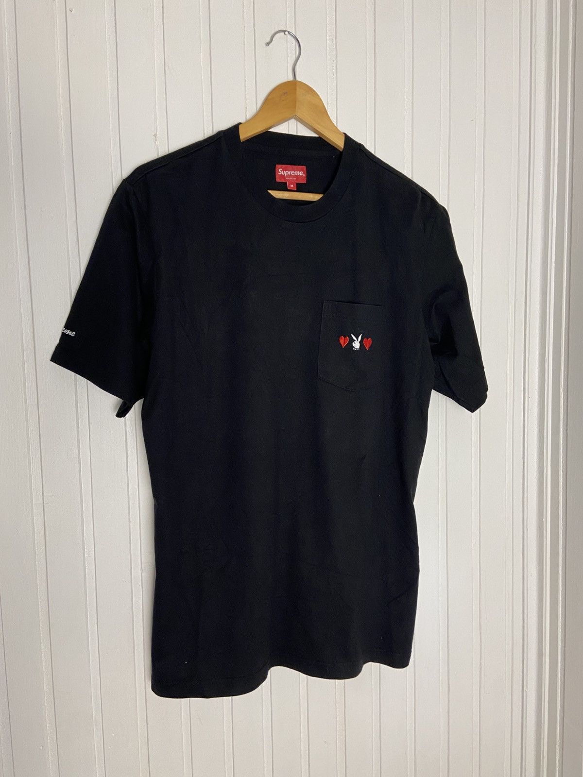 Supreme Used Tee Supreme Playboy Black Size M Size US M / EU 48-50 / 2 - 1 Thumbnail