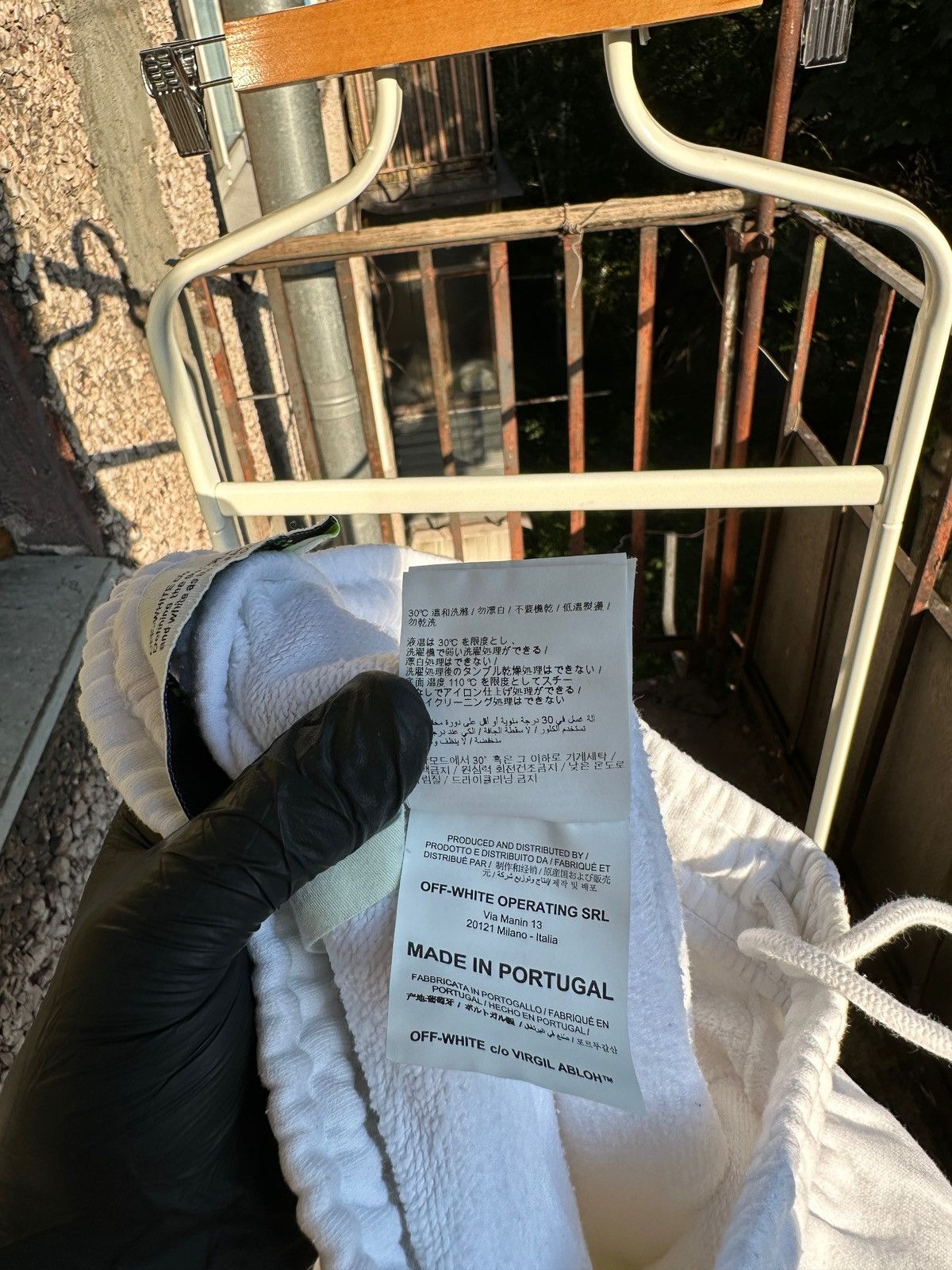Off-White Off-White Golden Ratio White Sweatpants Size US 30 / EU 46 - 22 Thumbnail