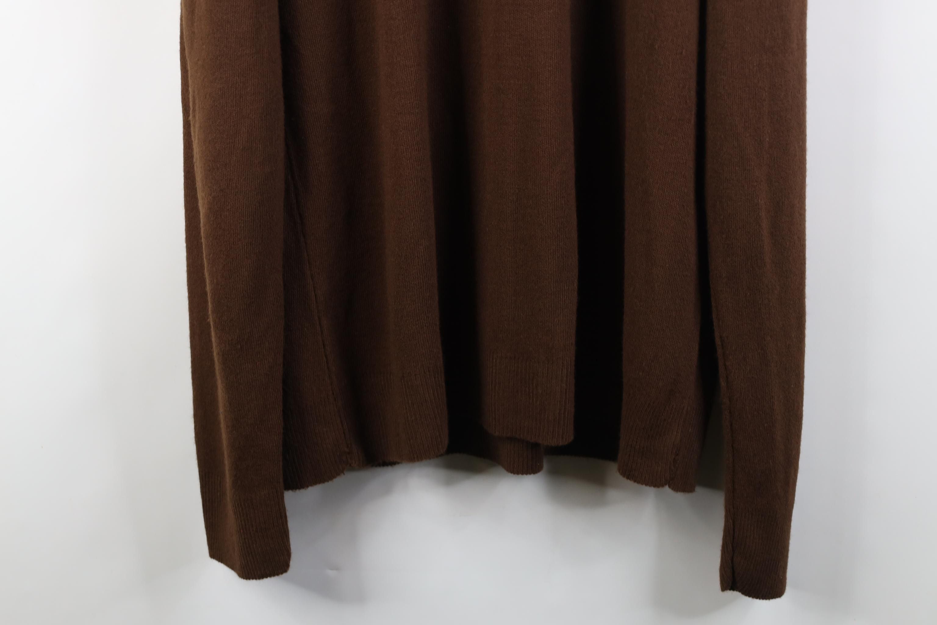 Vintage Vintage 70s Streetwear Soft Knit V-Neck Sweater Brown USA Size US XXL / EU 58 / 5 - 9 Thumbnail