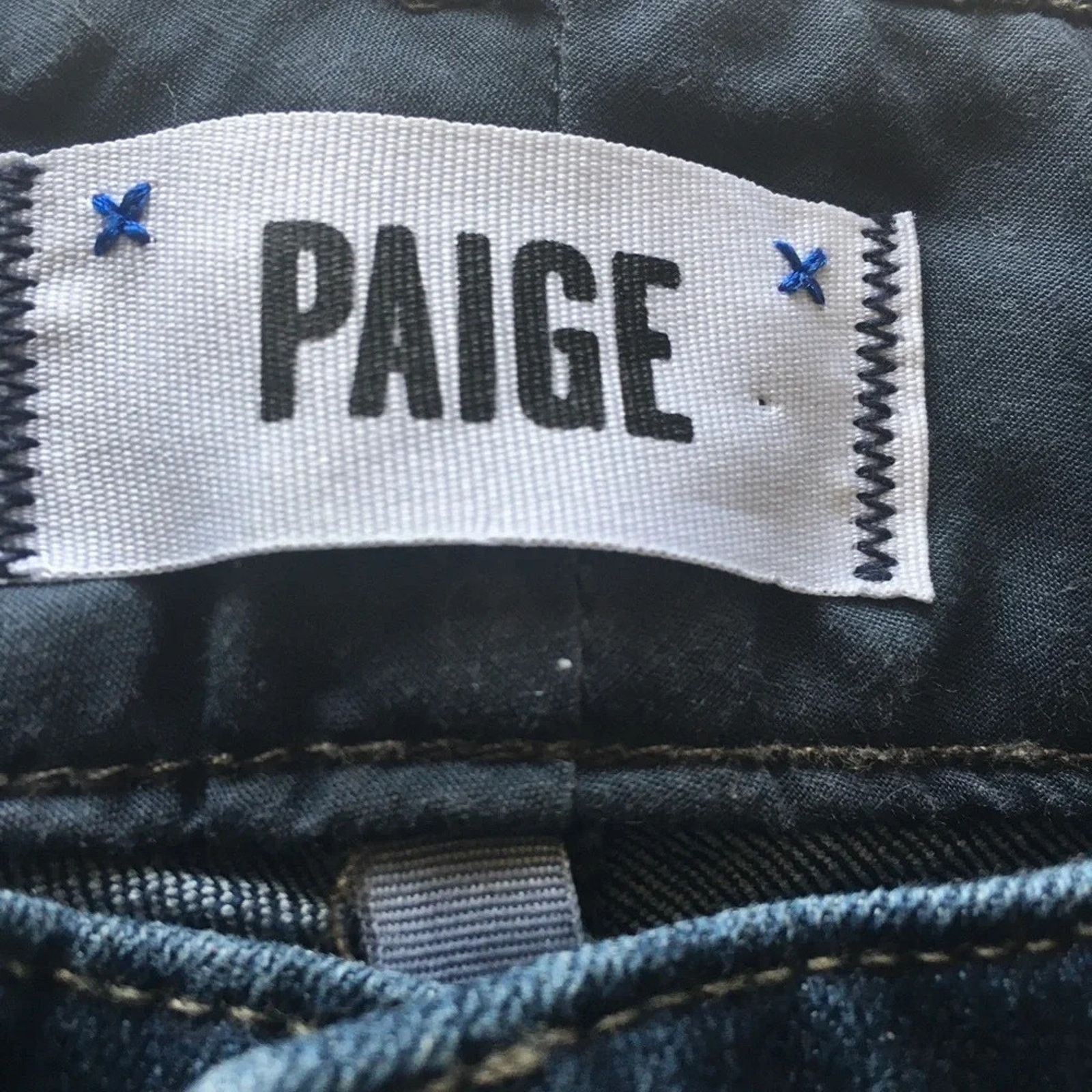 Paige Paige Hidden Hills Straight leg dark washed jeans, size 27 Size 28" / US 6 / IT 42 - 2 Thumbnail