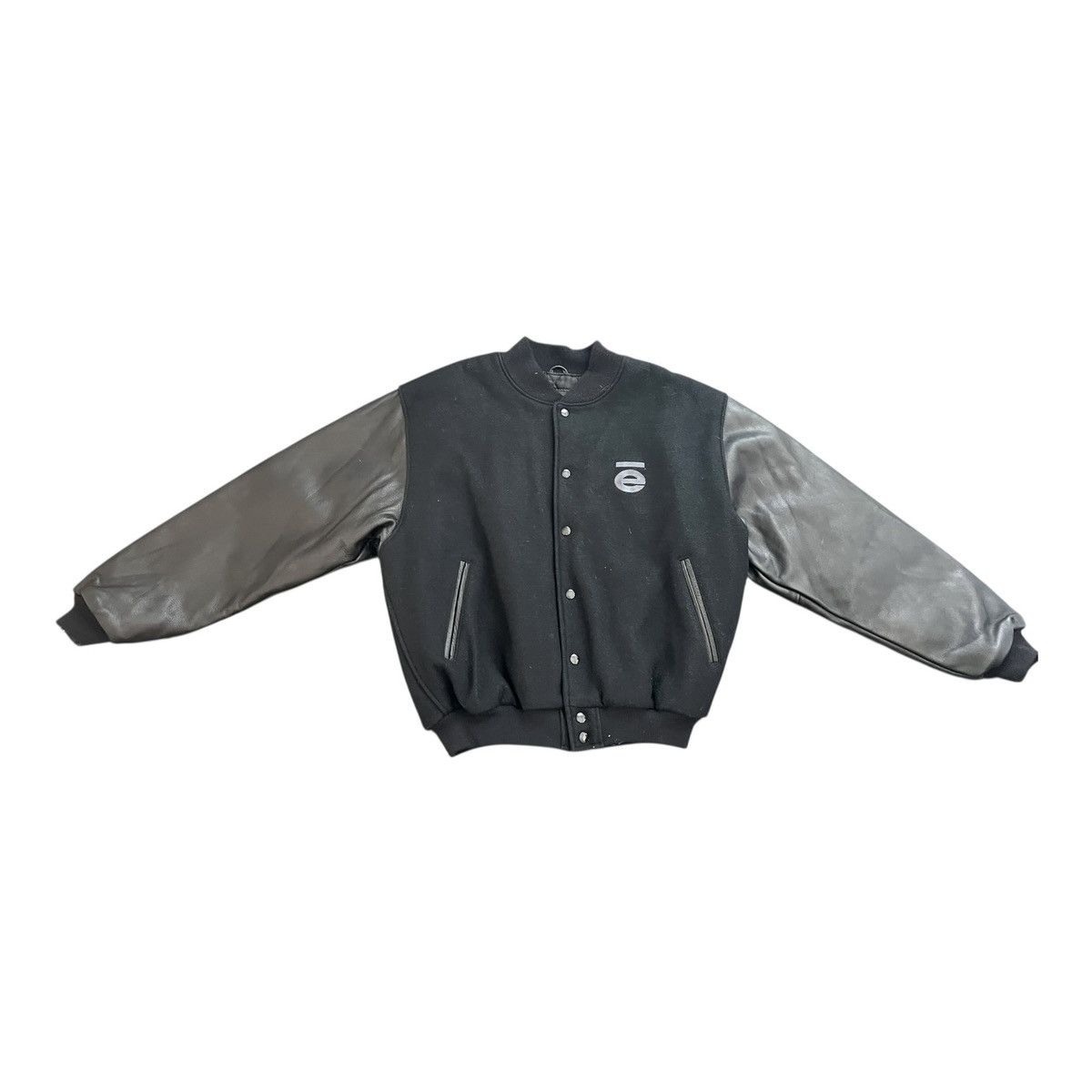 Golden Bear Golden Bear Wool & Leather Varsity Bomber Jacket Black mint Size US L / EU 52-54 / 3 - 1 Thumbnail