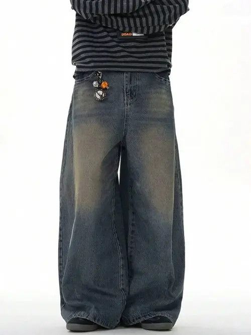 Japanese Brand × Vintage VIntage RETRO 90s baggy denim jeans Size US 30 / EU 46 - 2 Thumbnail