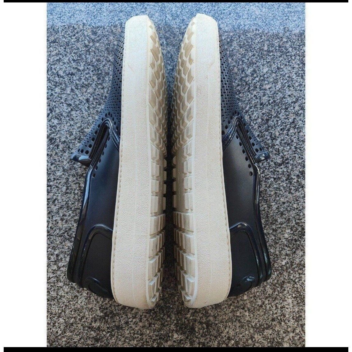 Salvatore Ferragamo Salvatore Ferragamo Perforated Fury Navy Blue Rubber Boat Sh Size US 9 / EU 42 - 3 Thumbnail