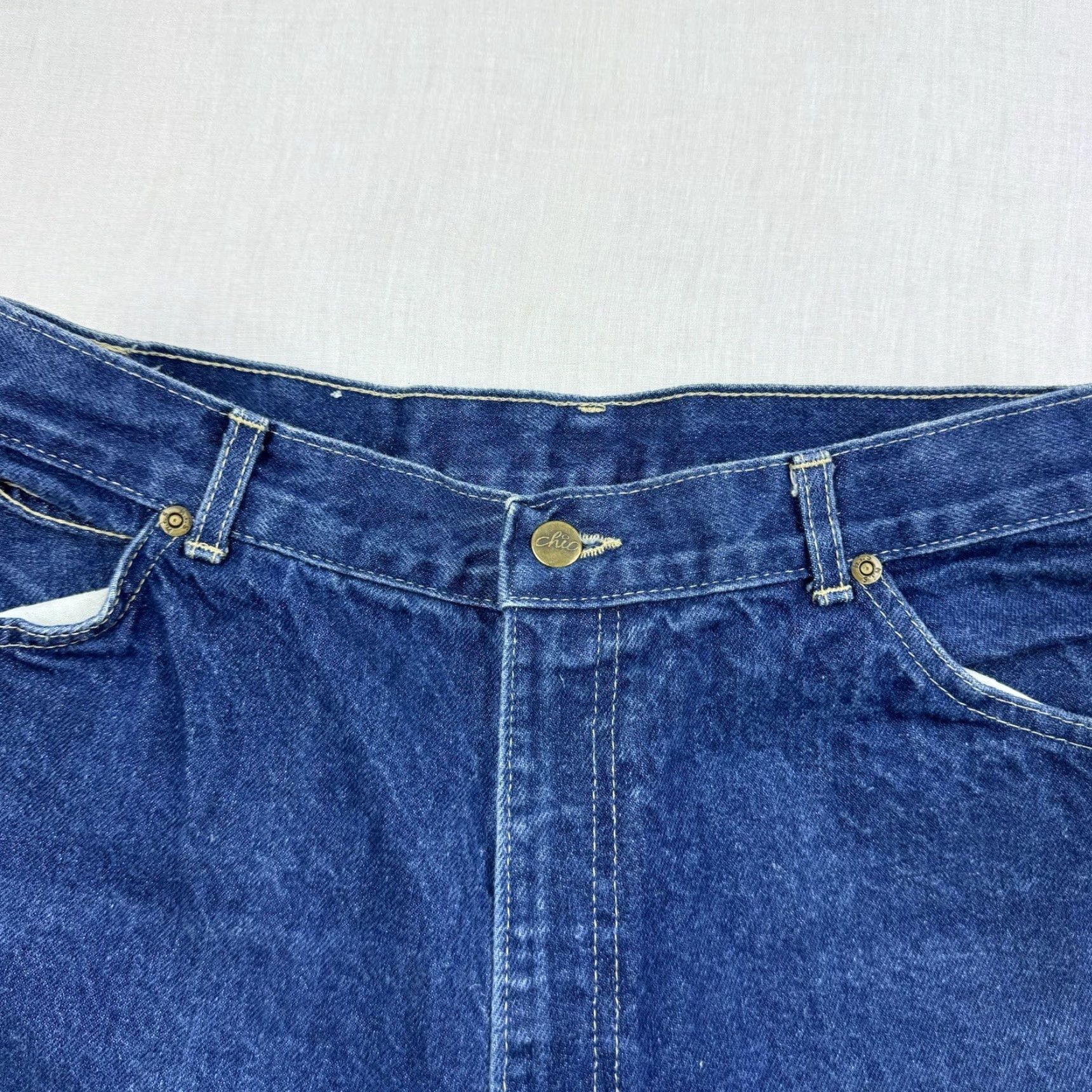 Vintage VINTAGE CHIC Jeans Womens 16 Blue High Waist Mom Jeans Made In USA Y2K Size 38" / US 16 / IT 52 - 3 Thumbnail
