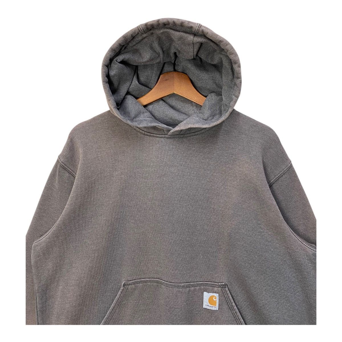 Carhartt Carhartt Wip Hoodie Sweatshirt Heavy Cotton Sun Faded Size M Size US M / EU 48-50 / 2 - 2 Thumbnail