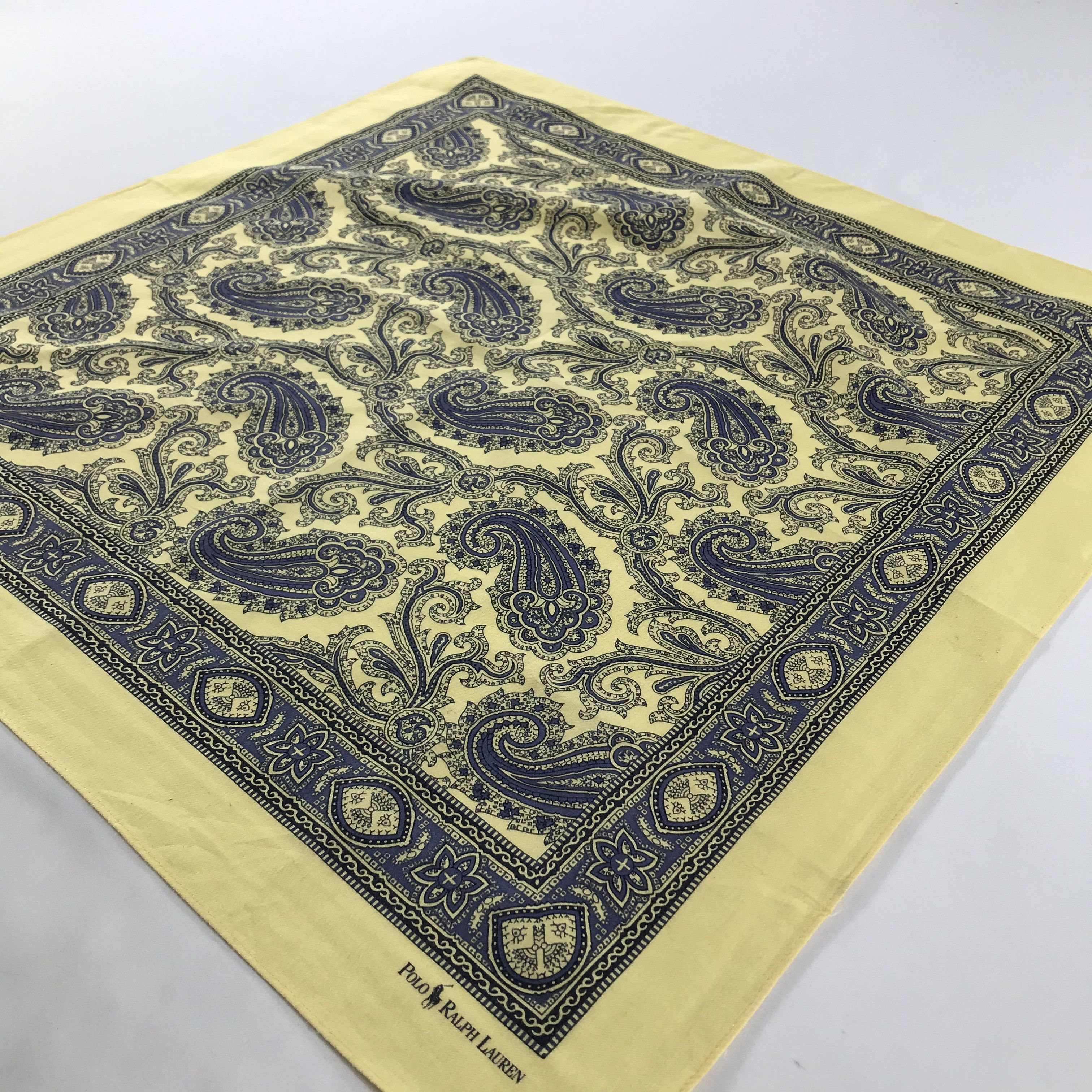 Polo Ralph Lauren × Vintage Polo Ralph Lauren Bandana / Handkerchief /Neckerchief -S1405 Size ONE SIZE - 2 Thumbnail