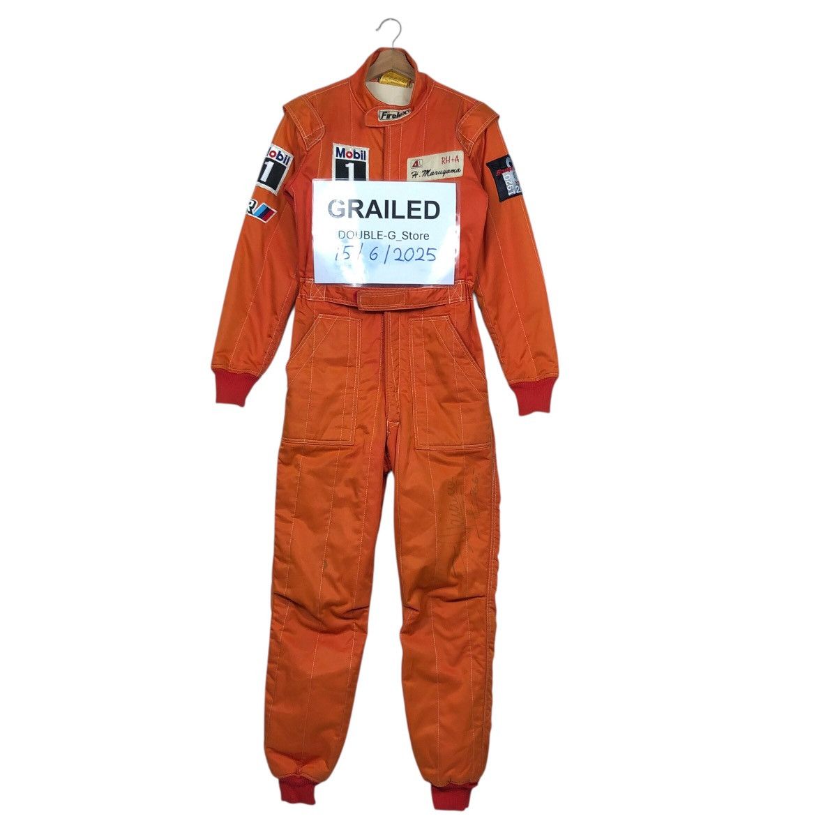 Vintage 📌Vintage Coverall Racing Wear Style Full Patches Nomex Size US 30 / EU 46 - 1 Thumbnail