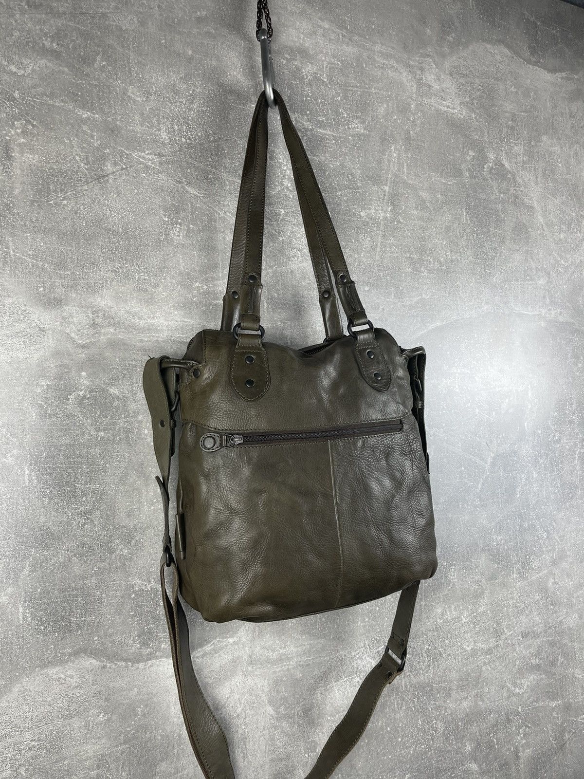 Vintage Aunts & Uncles Y2K All Pure Leather Brown Tote Shoulder Bag Size ONE SIZE - 10 Thumbnail