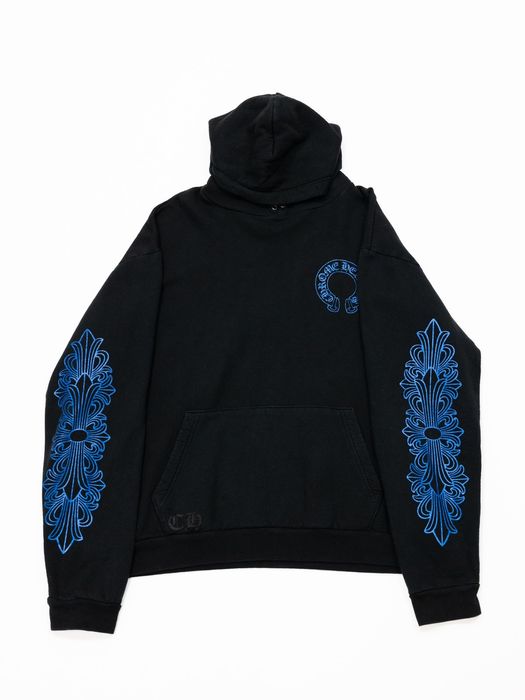 Chrome Hearts Chrome Hearts Friends & Family Blue Hoodie | Grailed