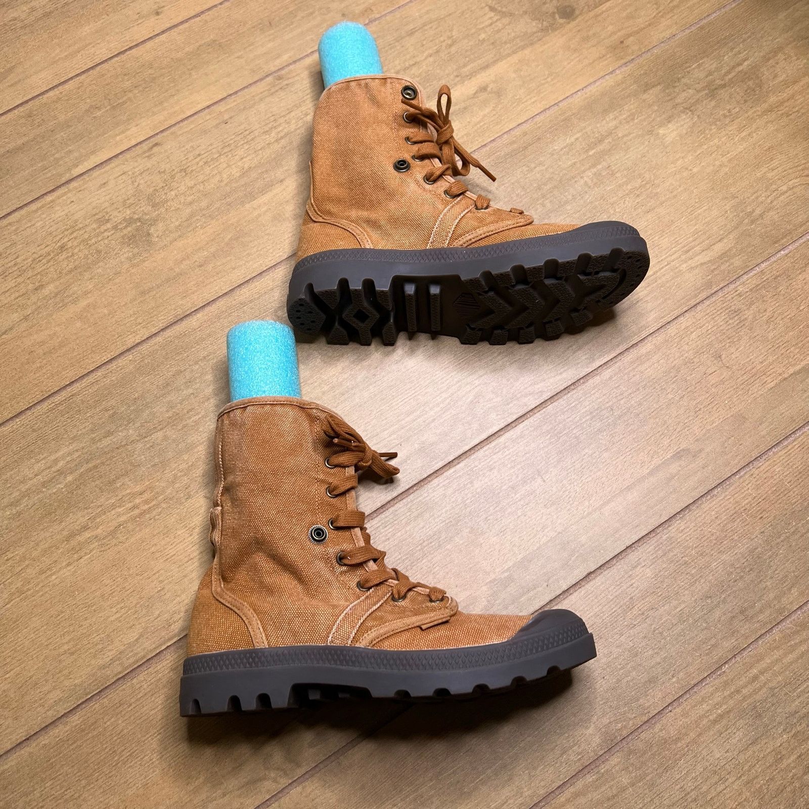 Palladium Palladium Pampa Hi Canvas Boots Brown Lace Up Military 7.5 Size US 7.5 / EU 40-41 - 9 Thumbnail