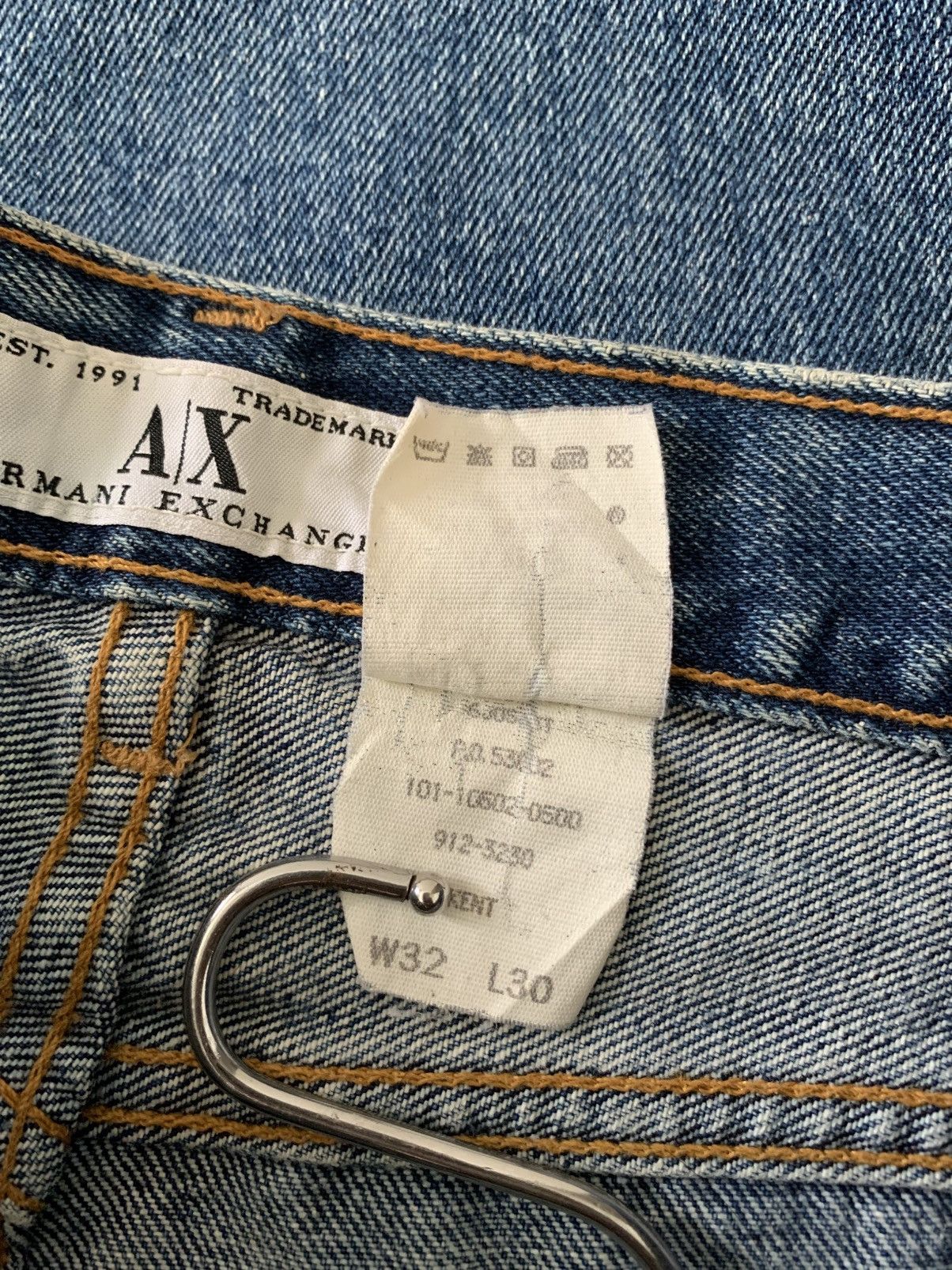 Armani Exchange Armani Exchange Made USA Stonewashed Denim Size US 32 / EU 48 - 8 Thumbnail