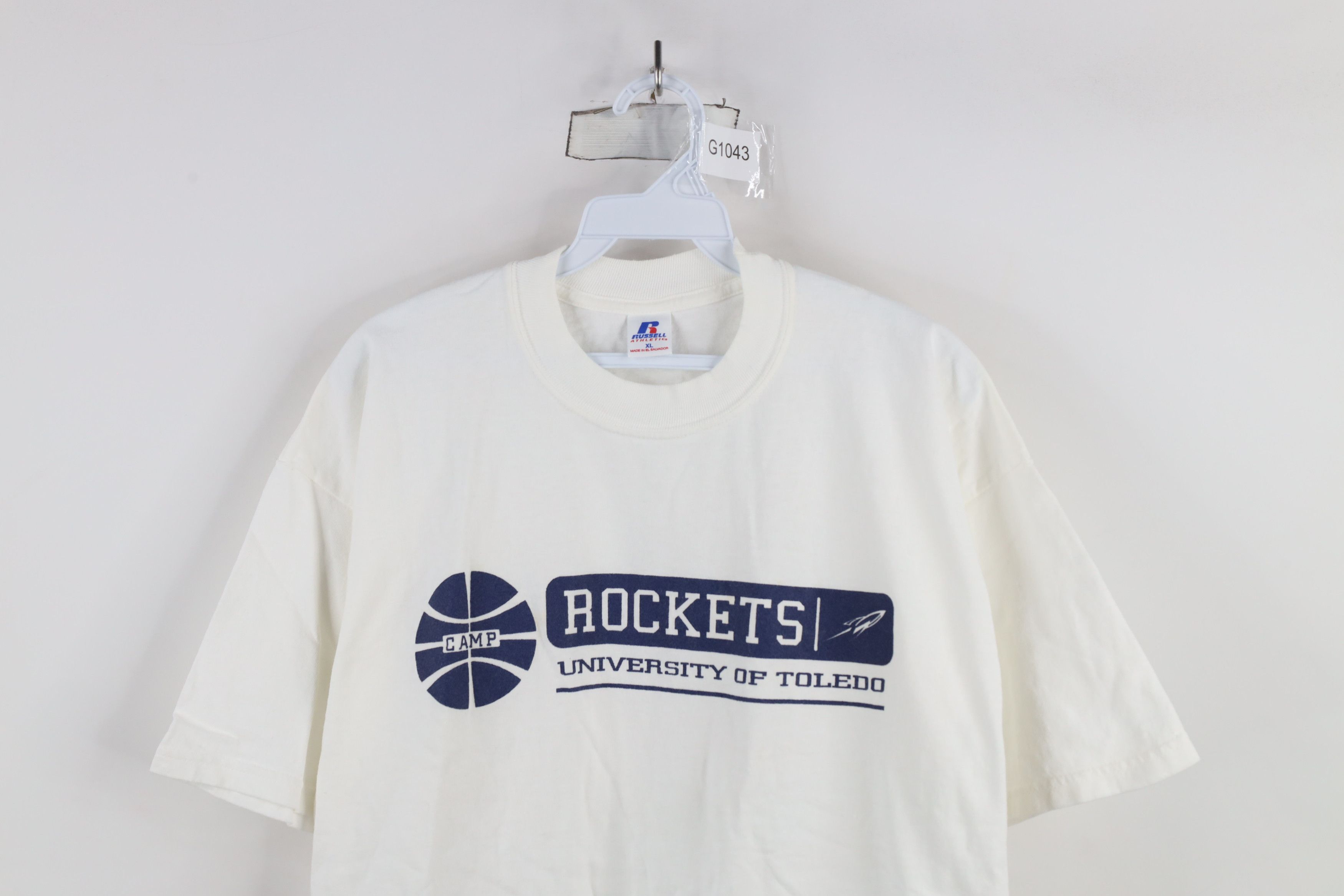 Russell Athletic × Vintage Vintage 90s Russell Athletic University of Toledo T-Shirt Size US XL / EU 56 / 4 - 2 Thumbnail