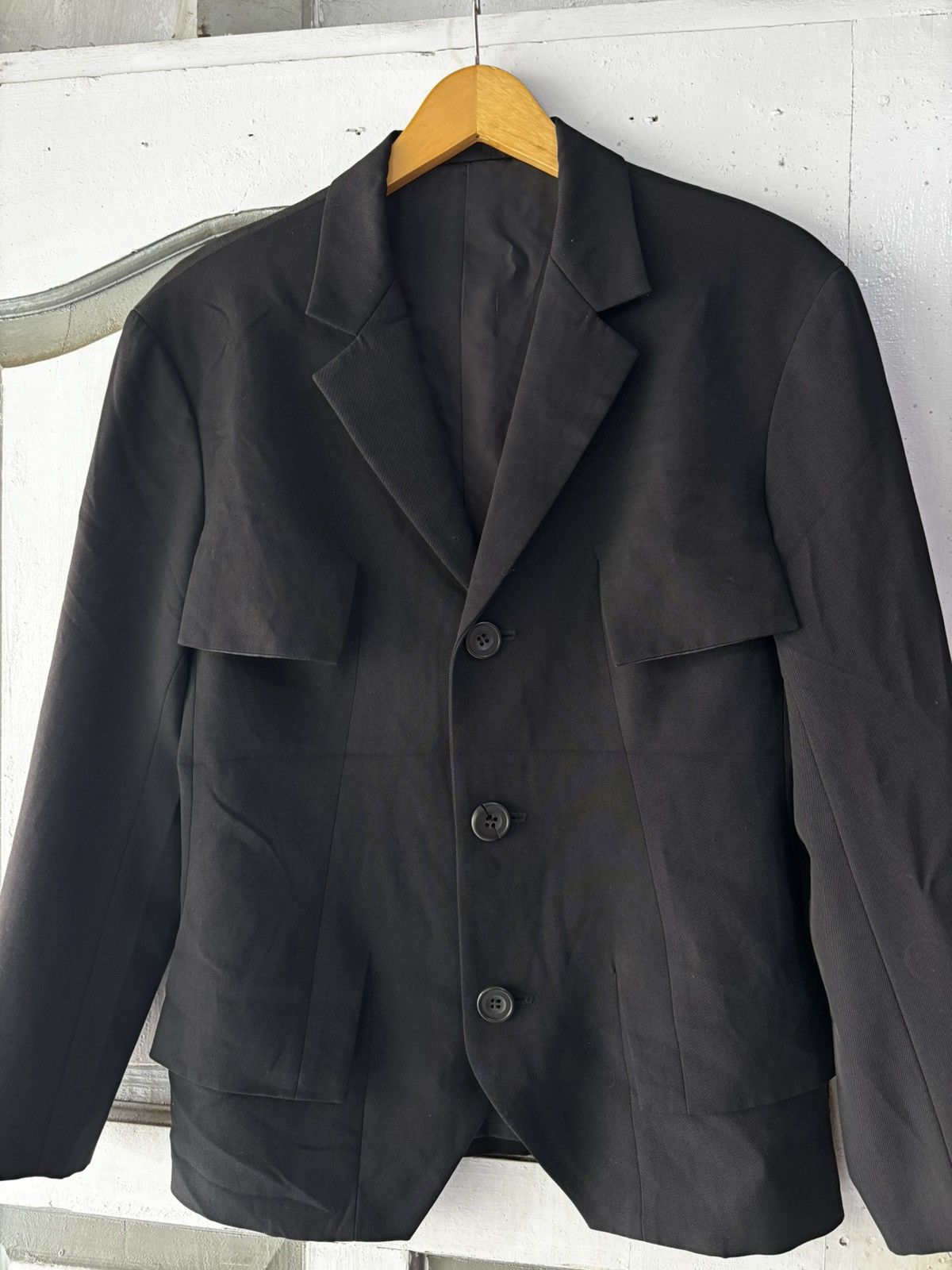 Yohji Yamamoto YOHJI YAMAMOTO Y’S BLAZER Size 38S - 2 Thumbnail